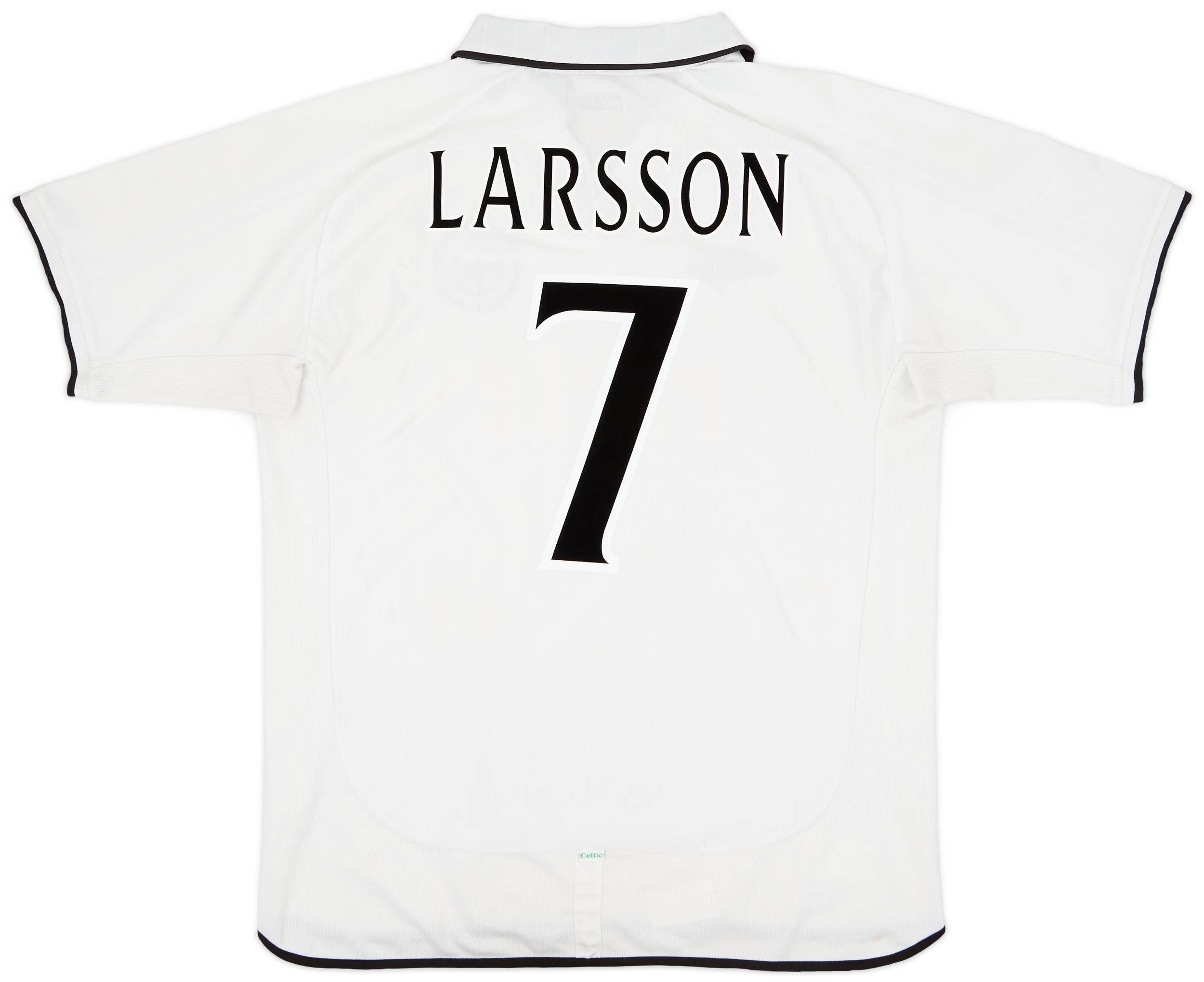 2001-02 Celtic Away Shirt Larsson #7 - 8/10 - (XL)