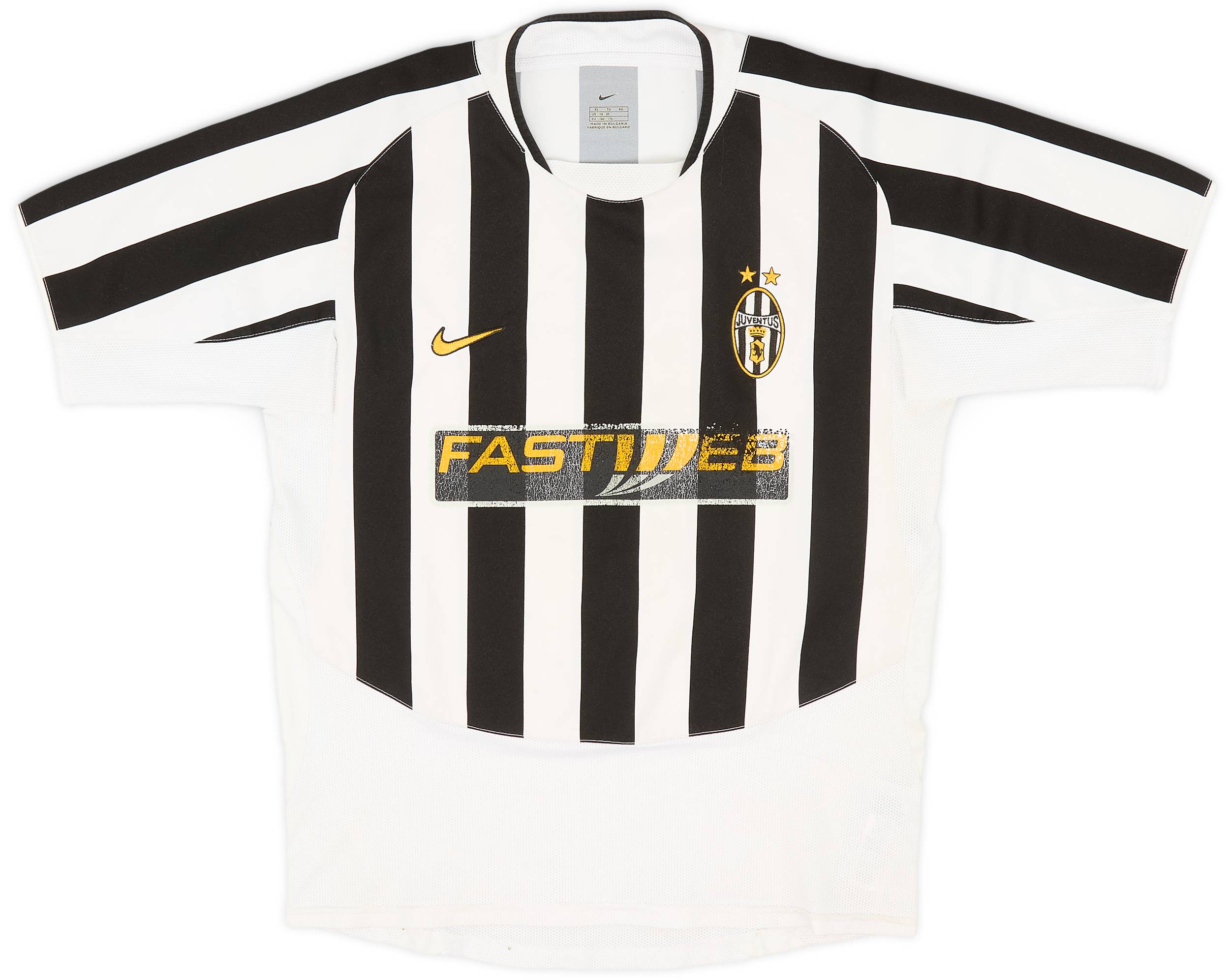 2003-04 Juventus Home Shirt - 4/10 - (XL.Boys)
