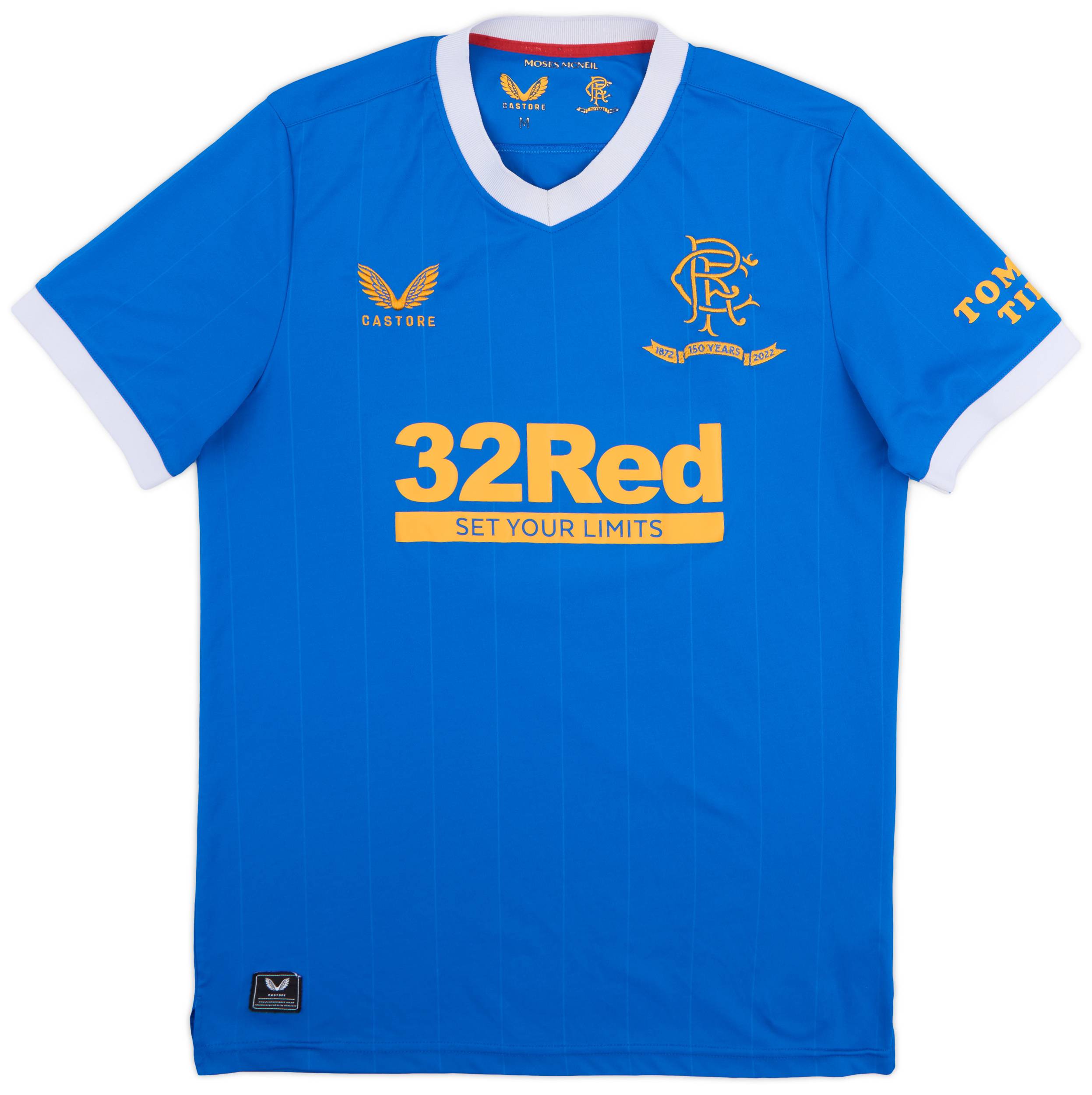 2021-22 Rangers Home Shirt - 8/10 - (M)