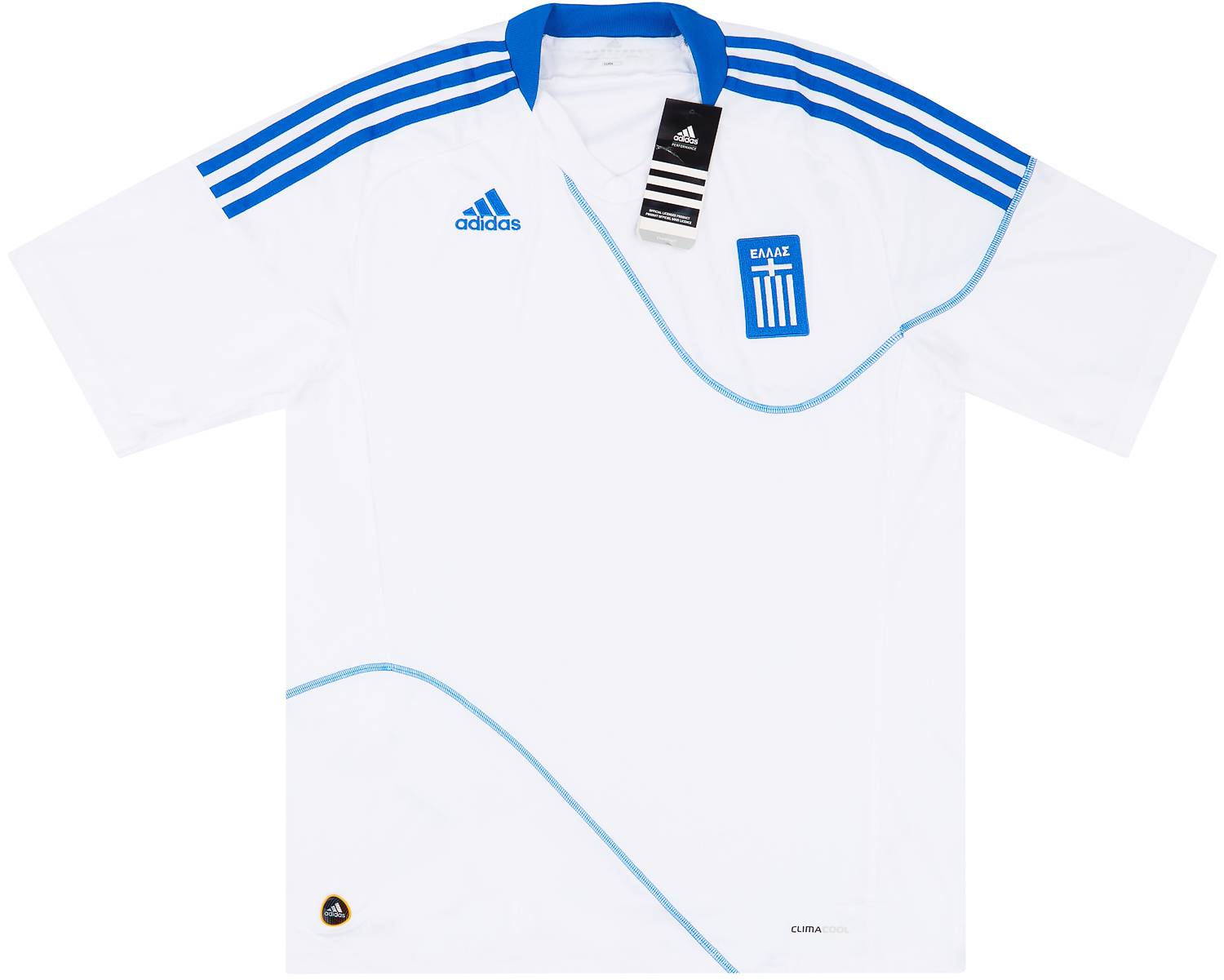 2010-11 Greece Home Shirt *New w/ Defects*