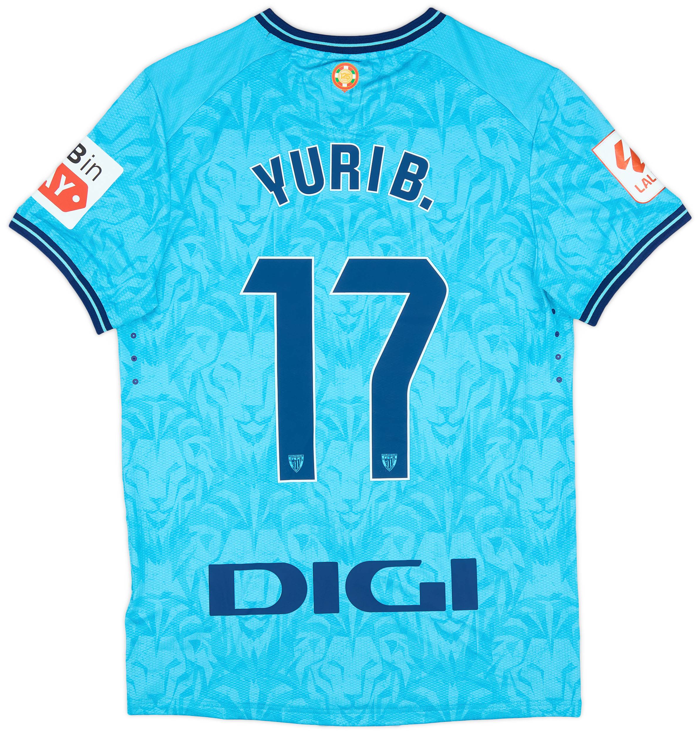2023-24 Athletic Bilbao Match Issue Away Shirt Yuri B. #17