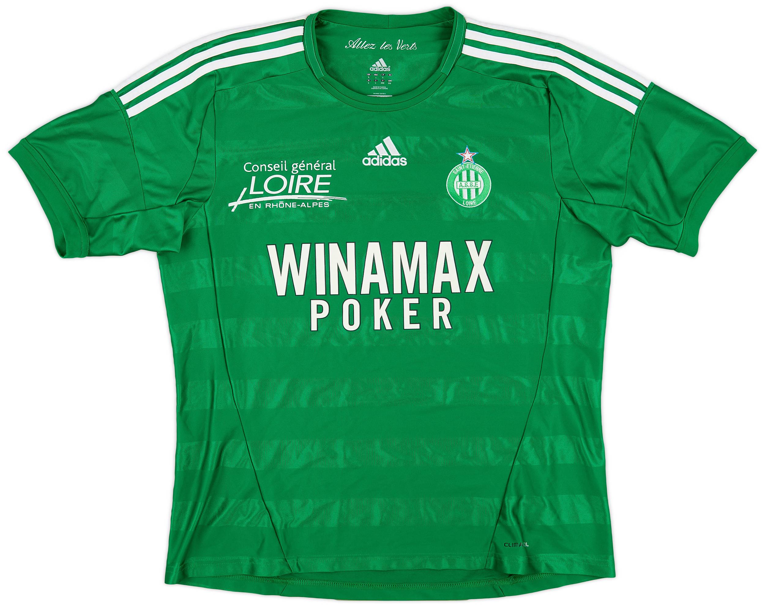 2012-13 Saint Etienne Home Shirt - 8/10 - (L)