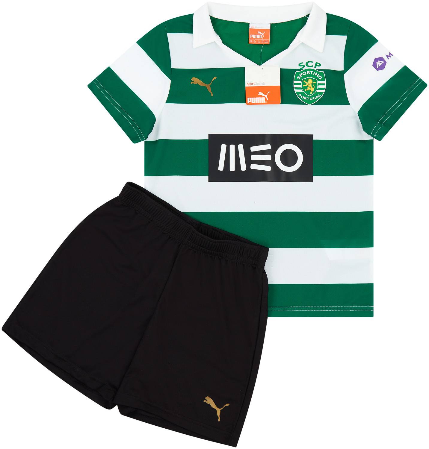 2013-14 Sporting Lisbon Home Shirt & Shorts Kit (KIDS)