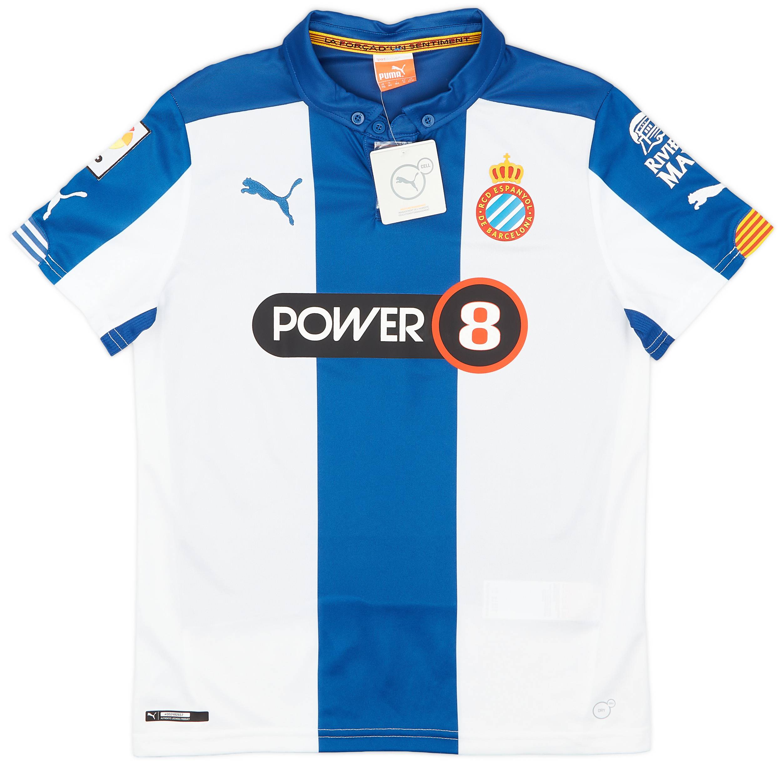 2014-15 Espanyol Home Shirt (KIDS)