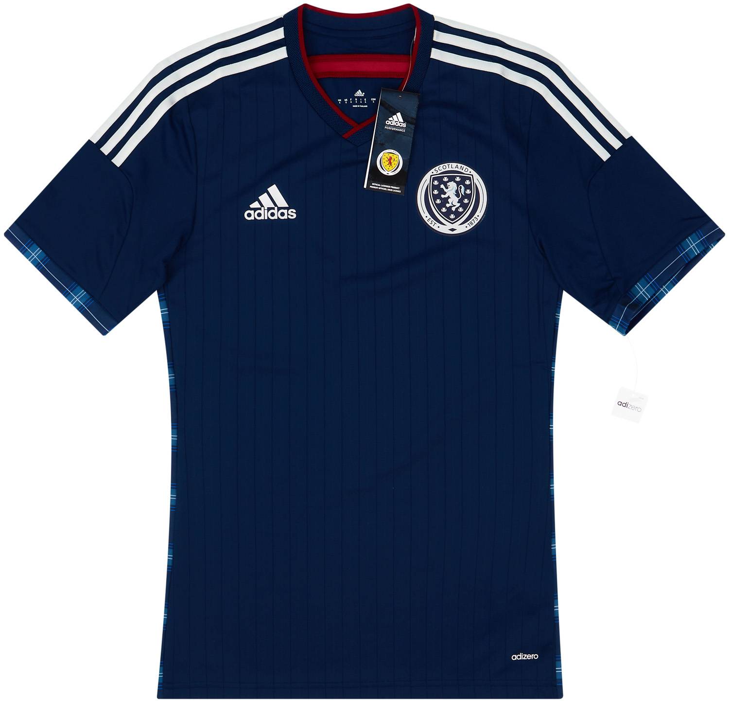 2014-15 Scotland Player Issue Adizero Home Shirt S