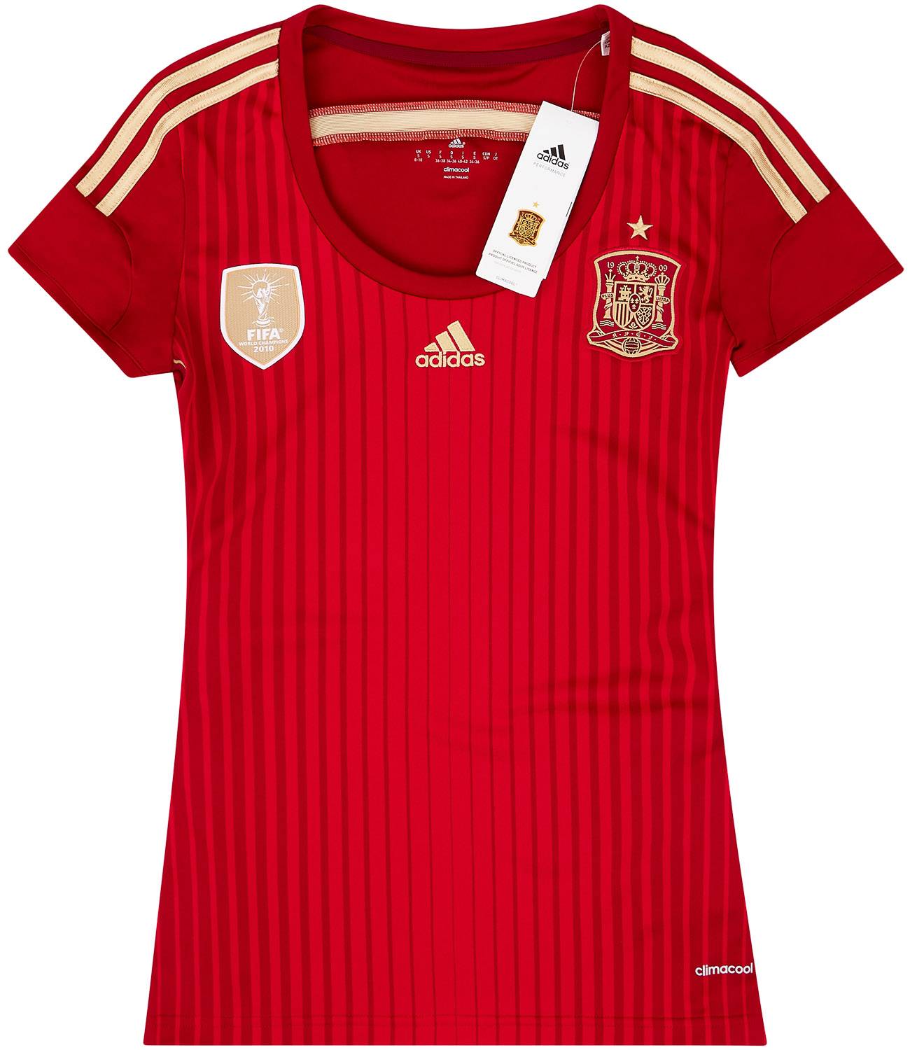 2013-15 Spain Home Shirt (Womens (XS))