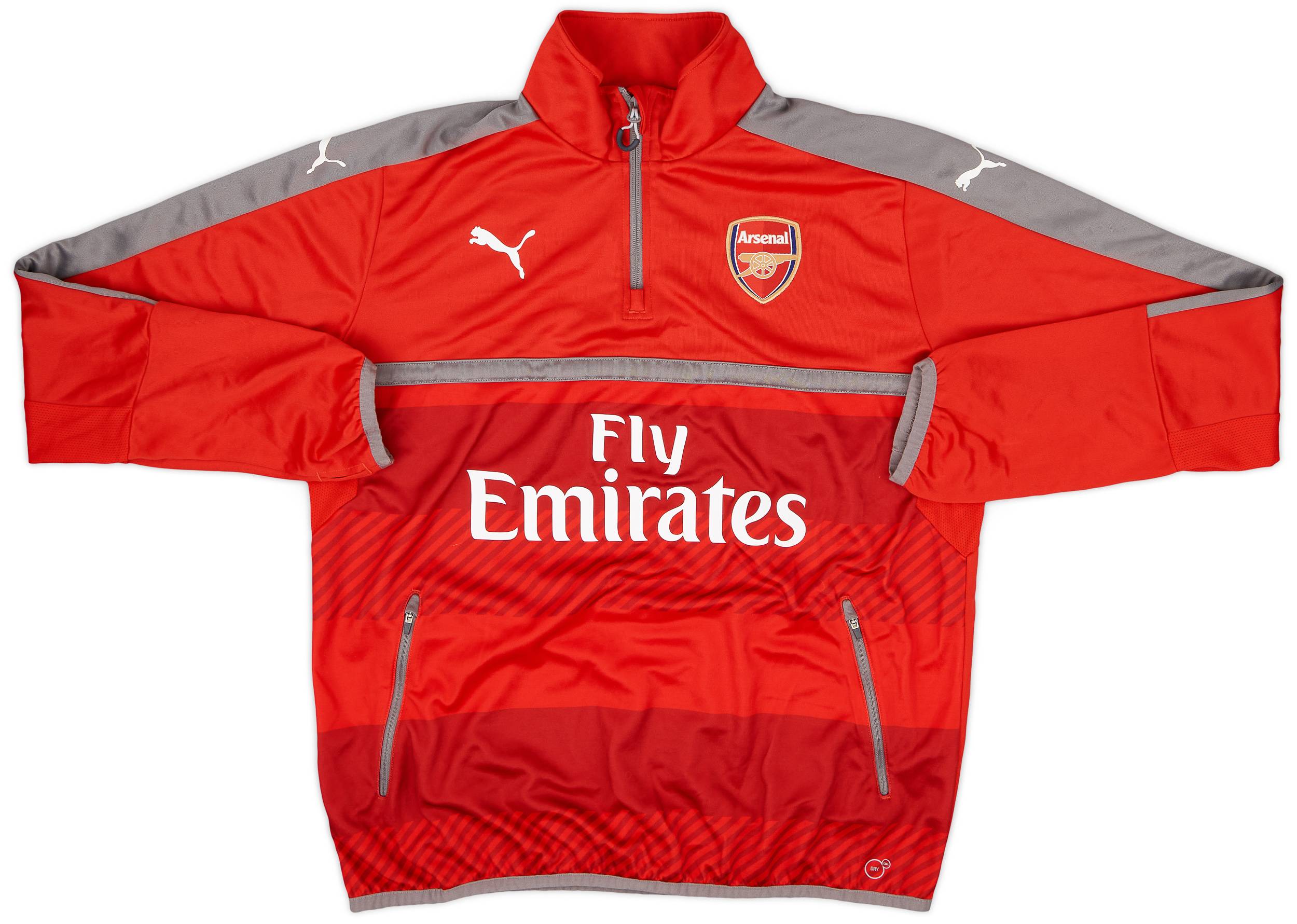 『2年保証』 2015-16 Arsenal Puma 1/4 Zip Training Top - 6/10 - (XL) ウェア