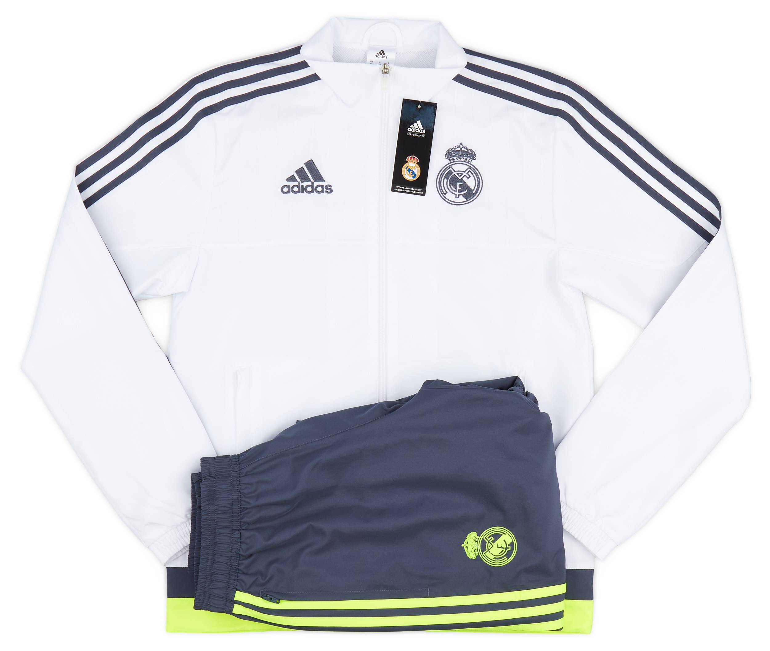 2015-16 Real Madrid adidas Training Tracksuit - NEW - (XS)