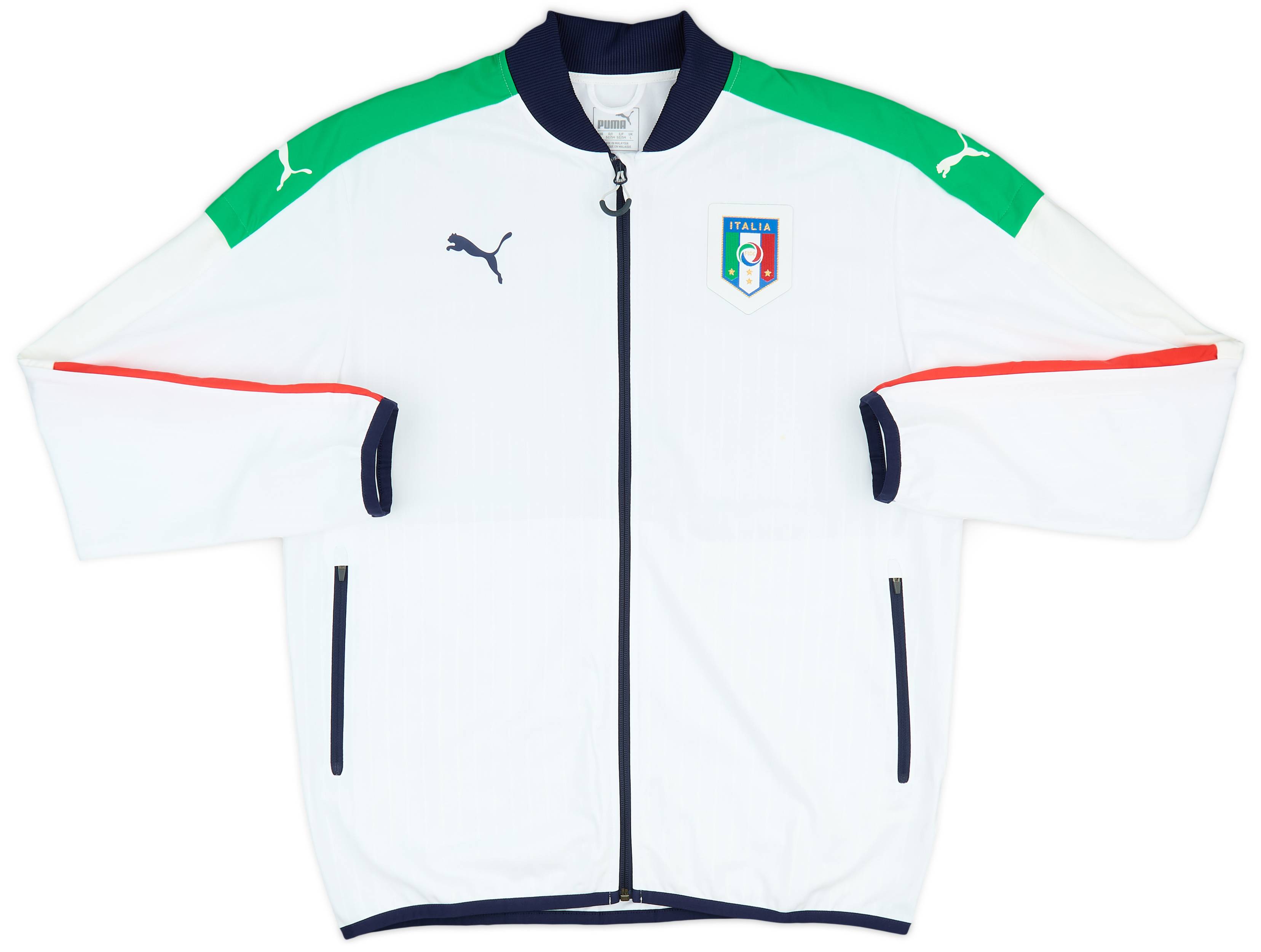新品・PUMA・2016イタリア代表ジャケット PUMA イタリア代表 スタジアムウォークアウトジャケット S