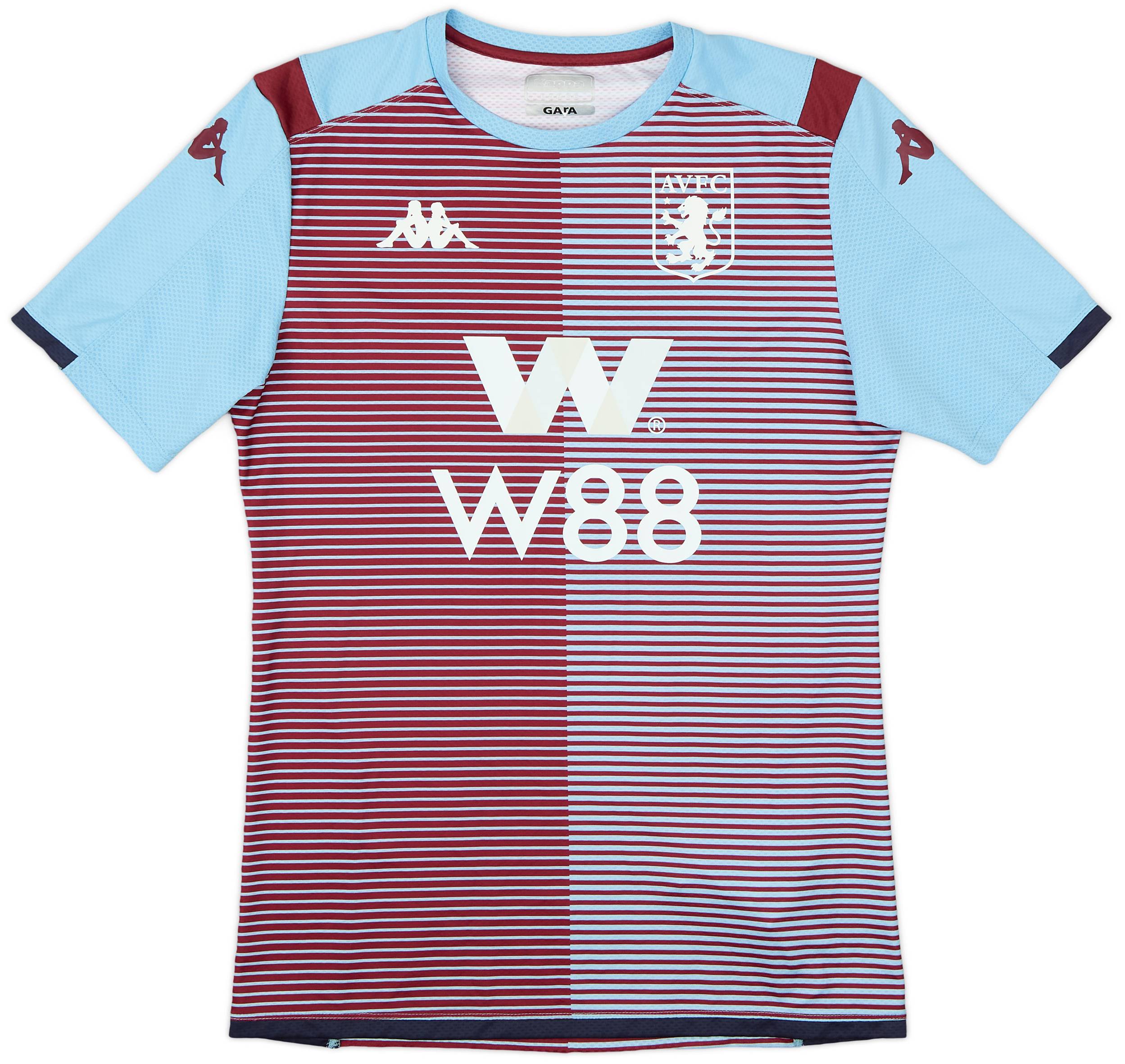 2019-20 Aston Villa Kappa Pre-Match Training Shirt - 9/10 - (L)