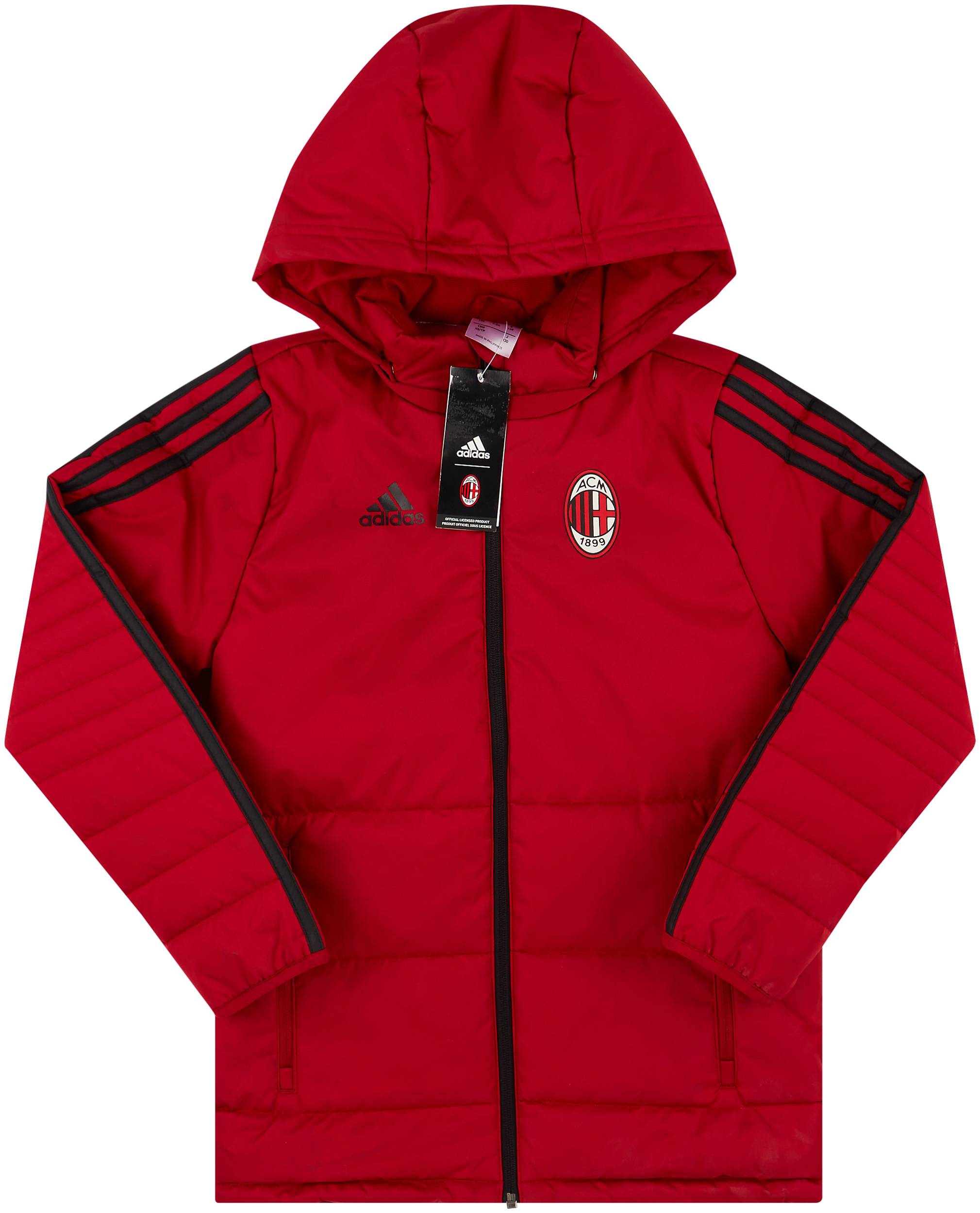 2017 18 AC Milan Adidas Winter Padded Jacket NEW XS.Kids