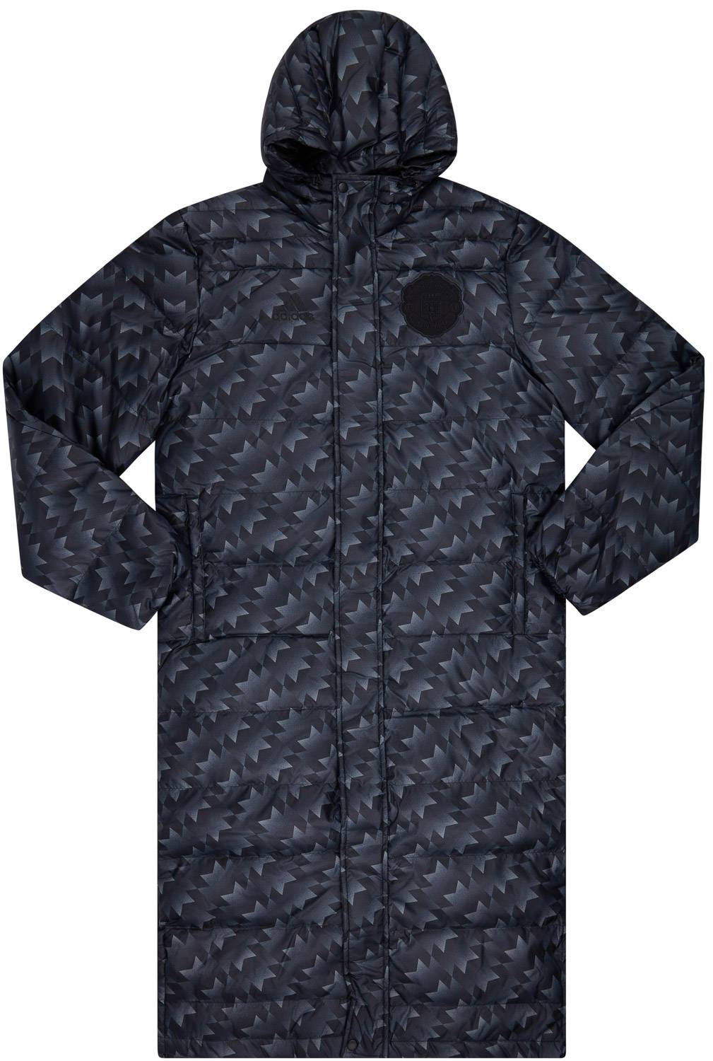 2017-18 Manchester United adidas Padded Long Jacket (XS)