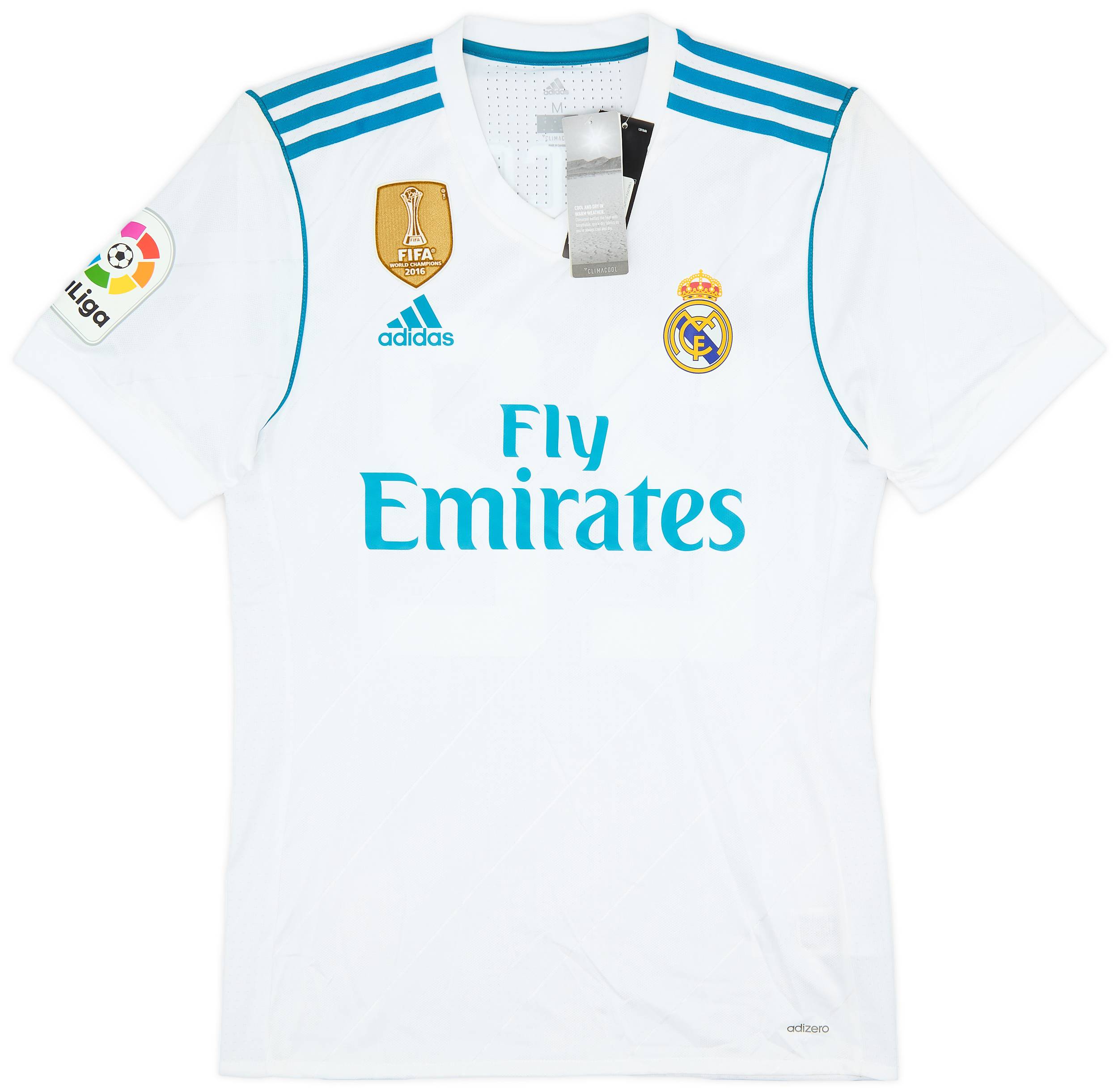 2017-18 Real Madrid Authentic Home Shirt Isco #22 (M)