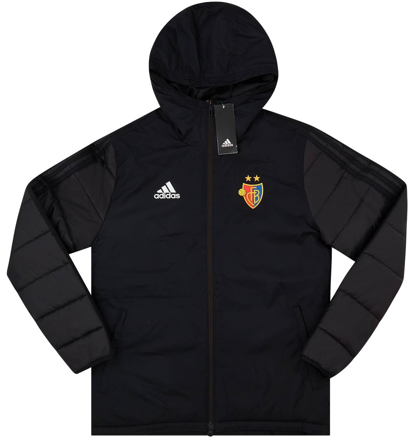 2018-19 FC Basel adidas Winter Padded Jacket S