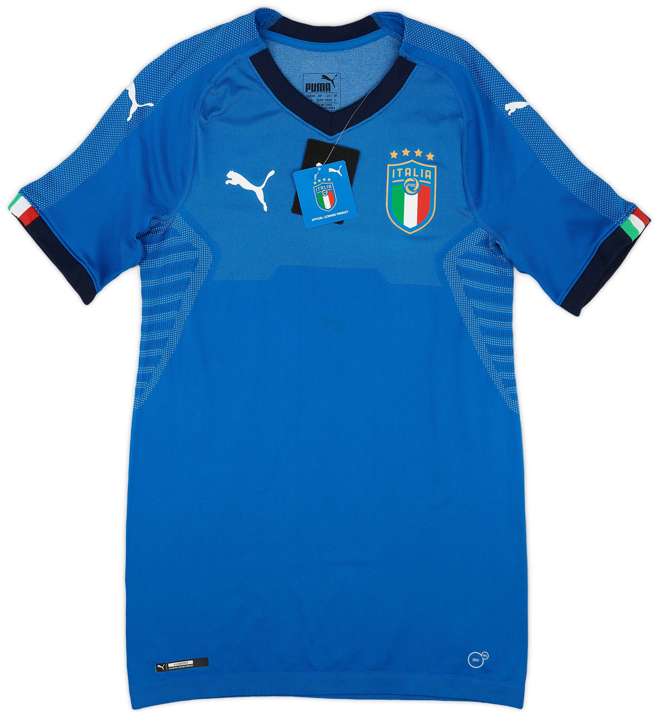 2018-19 Italy Authentic Home Shirt (L)