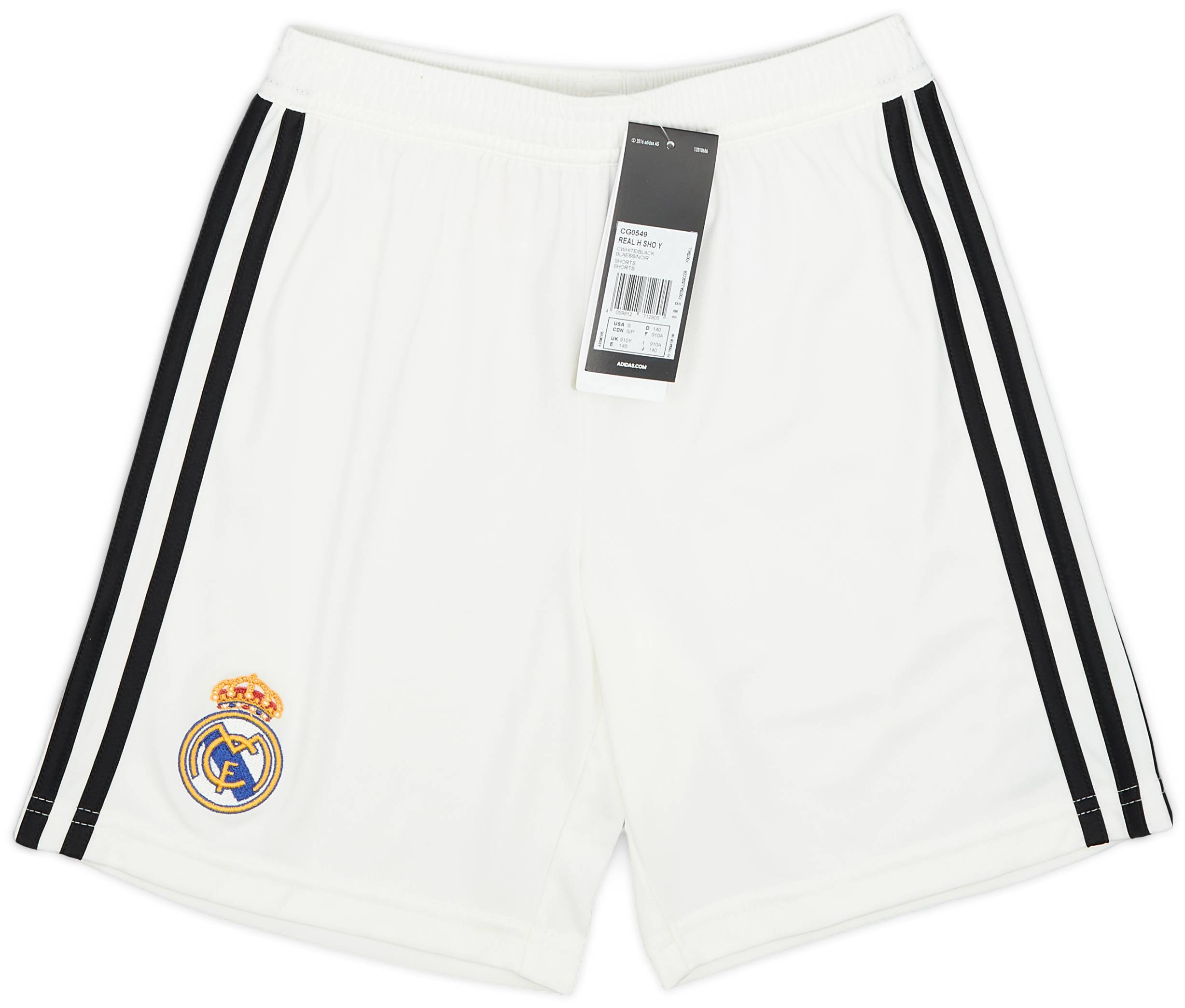 2018-19 Real Madrid Home Shorts - (KIDS)