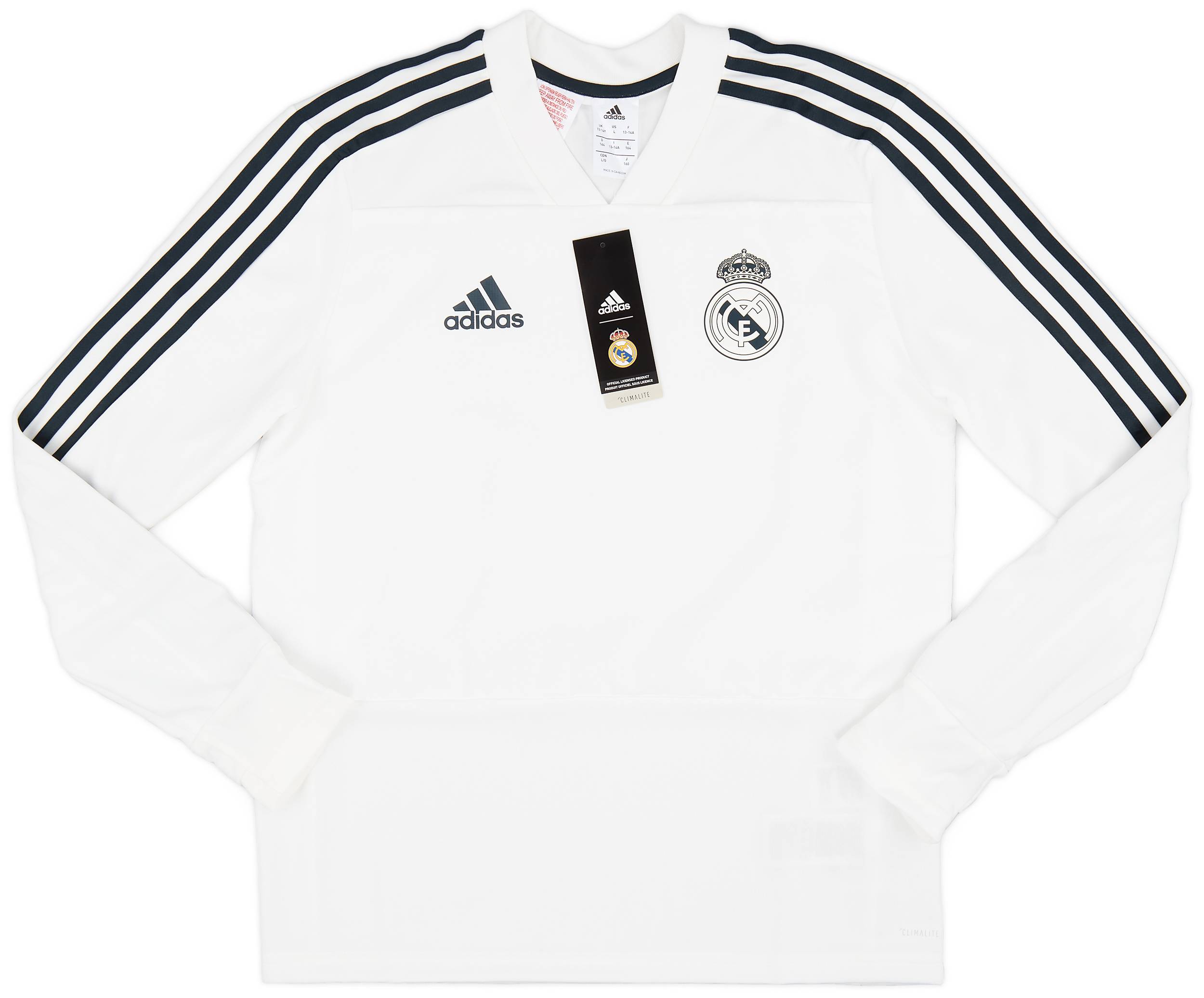 2018-19 Real Madrid adidas Training Top - (L.Kids)