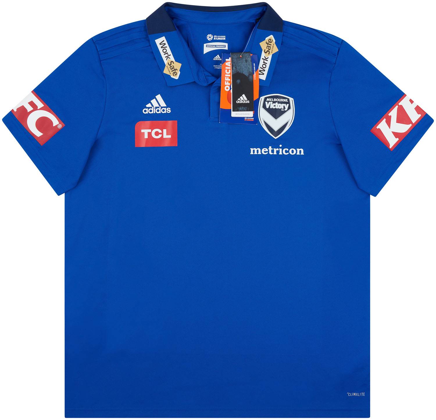 2019-20 Melbourne Victory adidas Polo T-Shirt