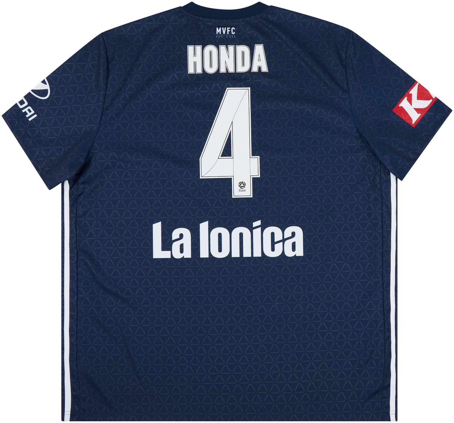 2018-19 Melbourne Victory Home Shirt Honda #4 - NEW