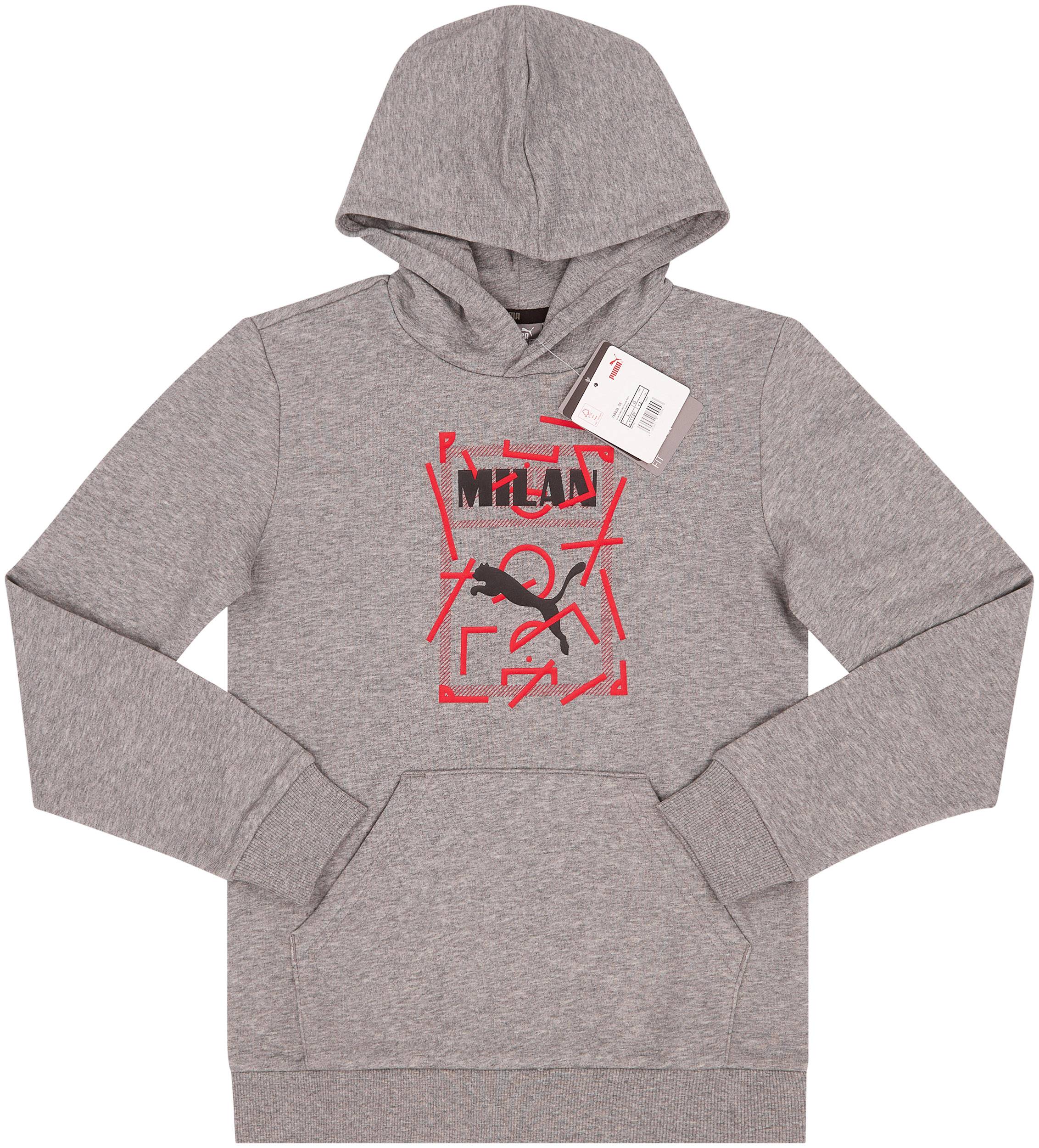2019-20 AC Milan Puma Hooded Sweat Top (KIDS)