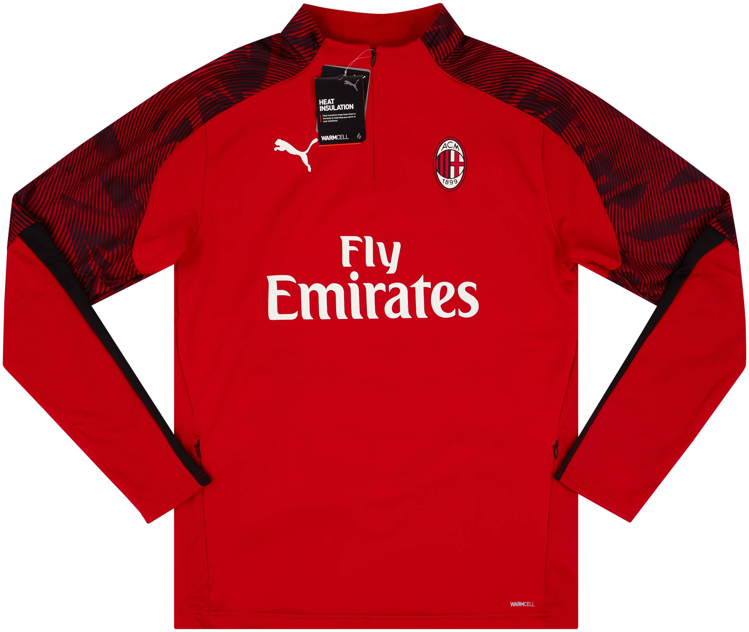 2019 20 AC Milan Puma 1 4 Zip Training Fleece Top NEW
