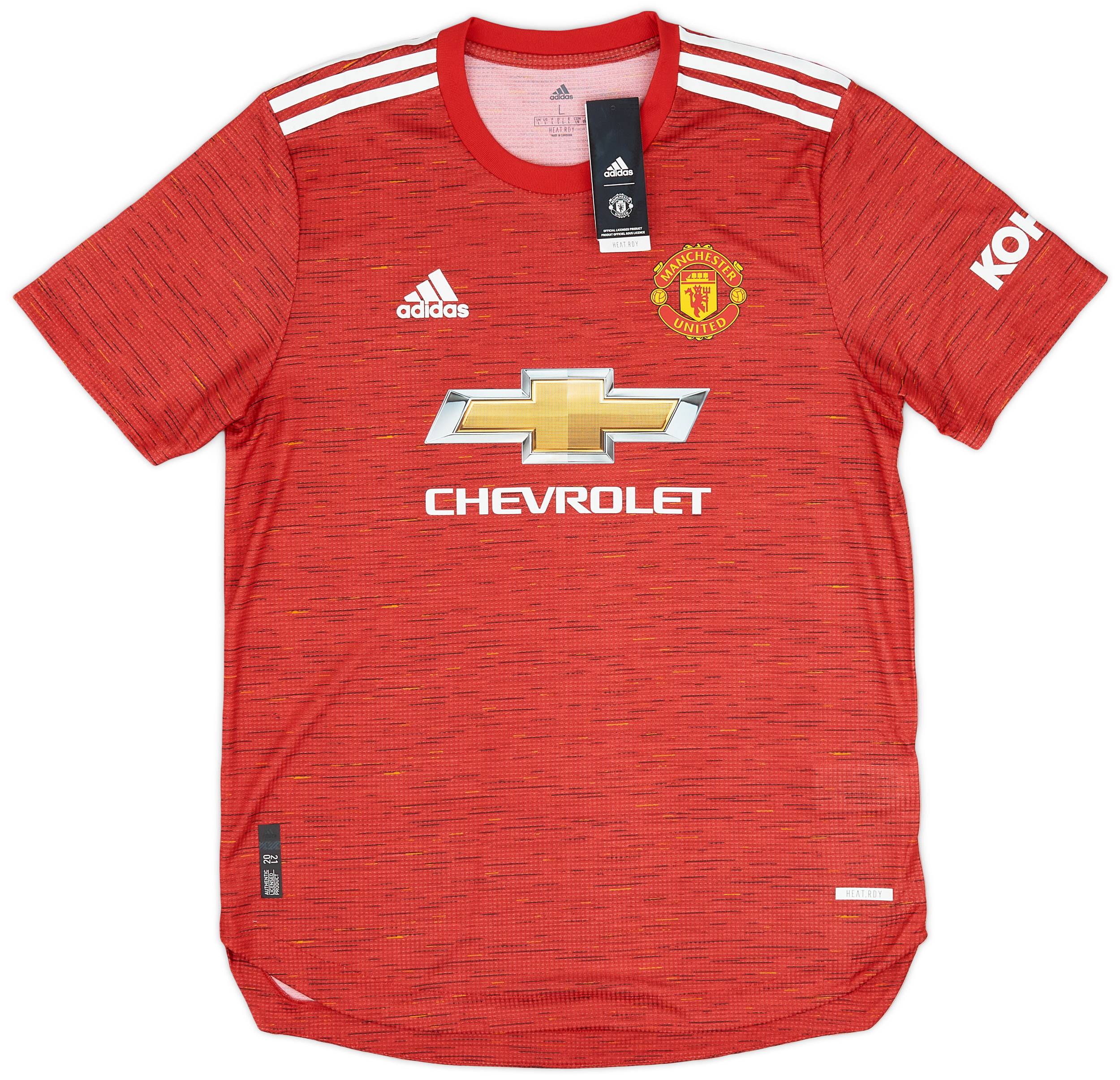 2020 21 Manchester United Authentic Home Shirt L
