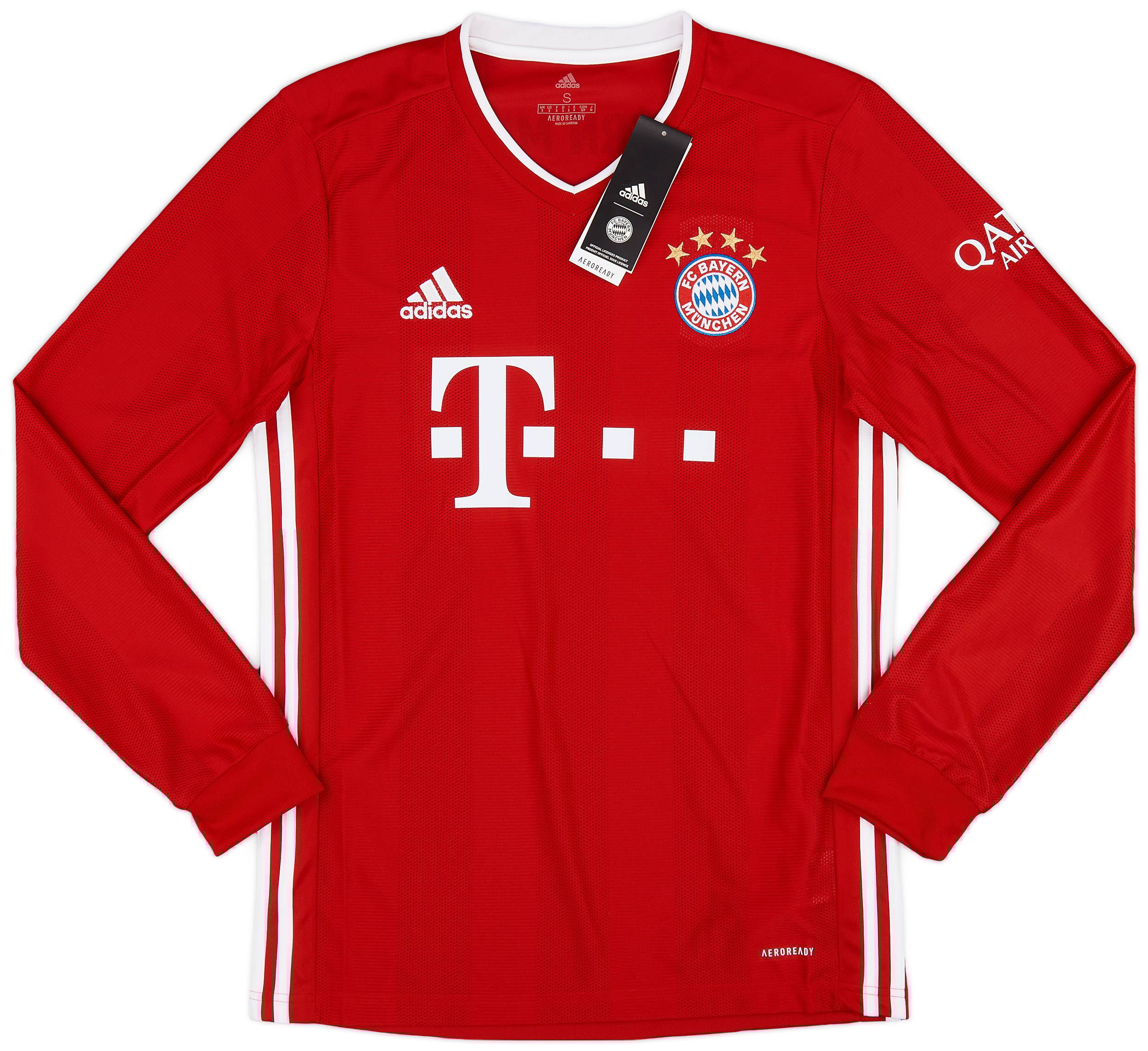 2020-21 Bayern Munich Home L/S Shirt - (S)