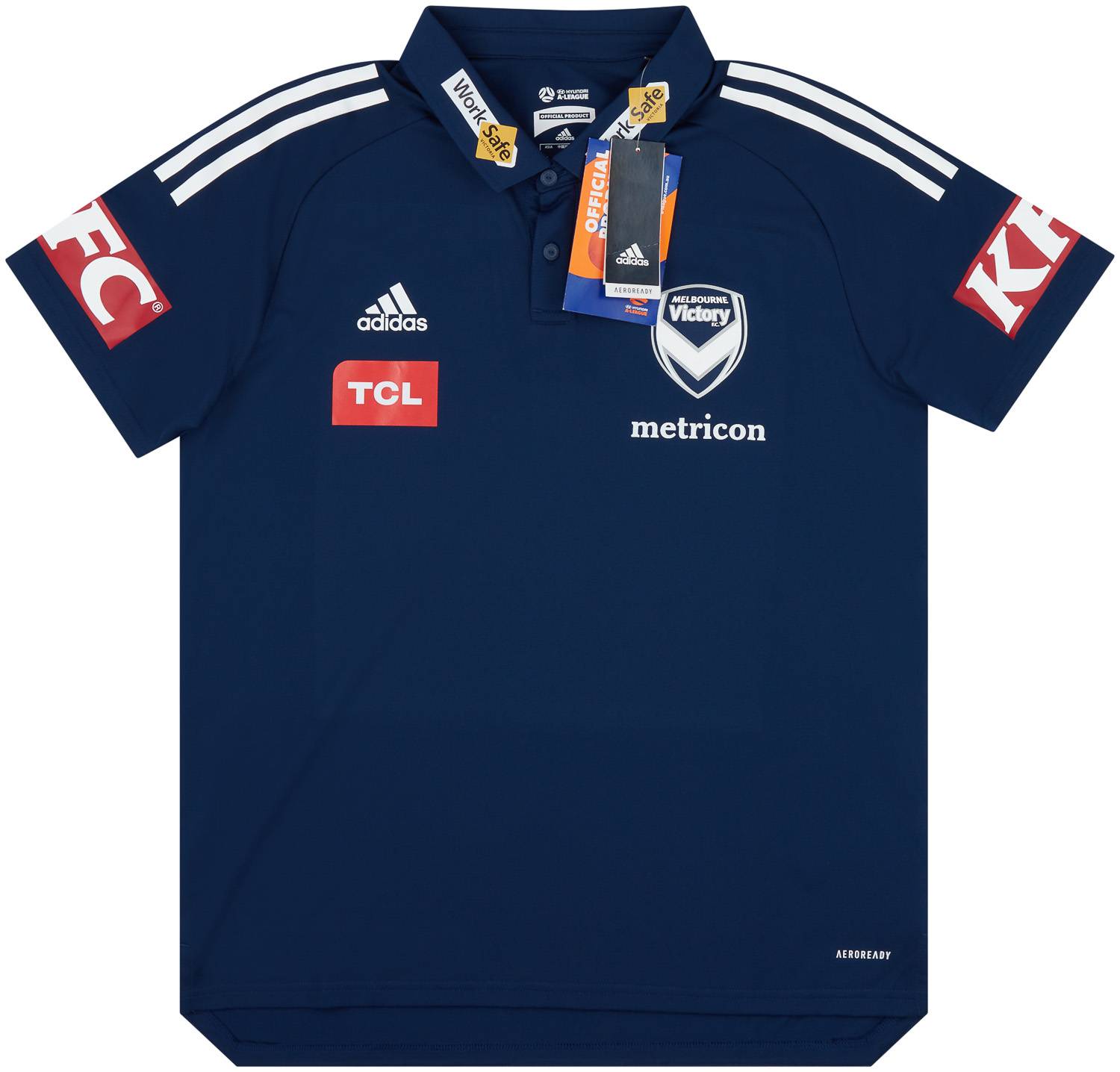 2019-20 Melbourne Victory adidas Polo T-Shirt