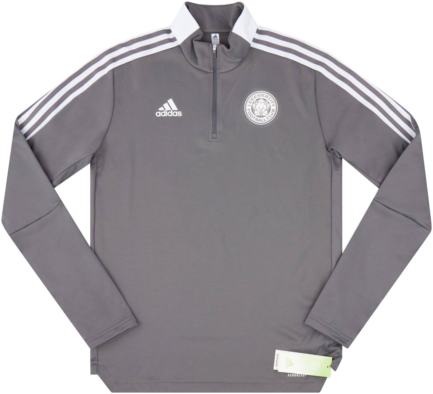 2021-22 Leicester adidas 1/4 Zip Warm-Up Training Top (XL)