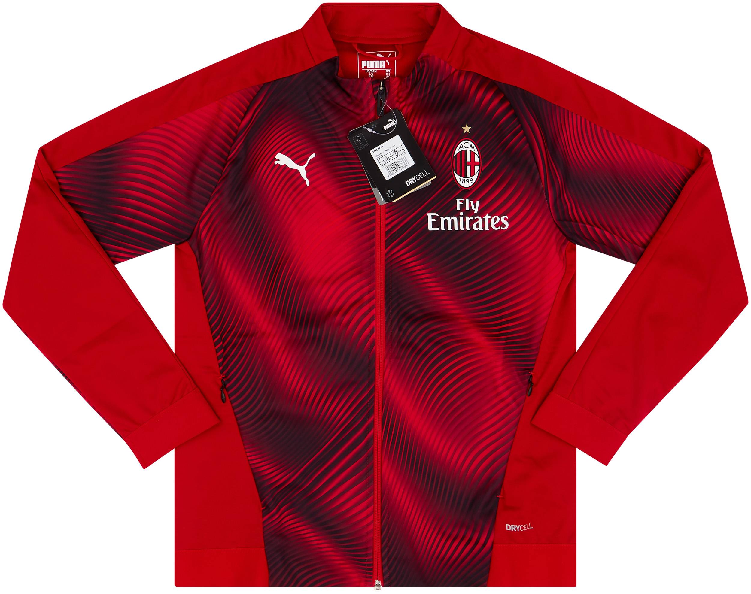 2019-20 AC Milan Puma Stadium Jacket KIDS