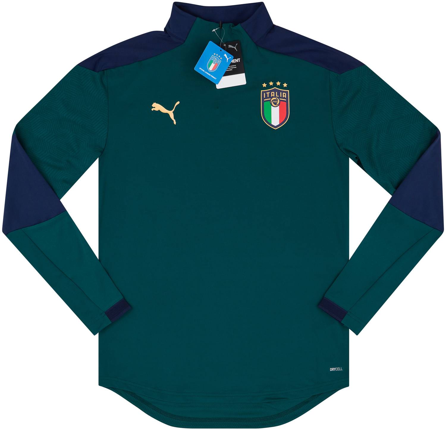 2020-21 Italy Puma 1/4 Zip Training Top