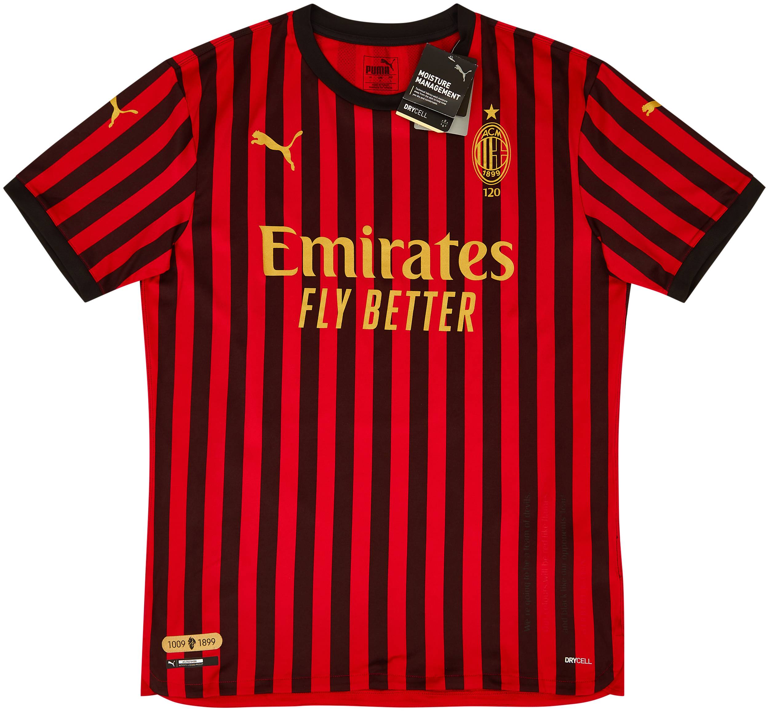 2019 20 AC Milan 120th Annniversary Special Edition Fourth Shirt 120 NEW L