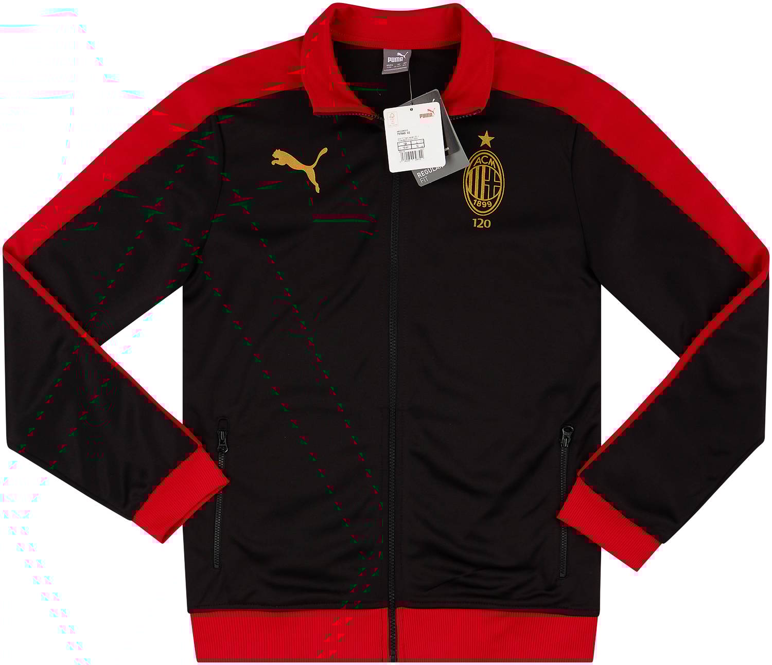 2019-20 AC Milan Puma 120th Anniversary Track Jacket KIDS