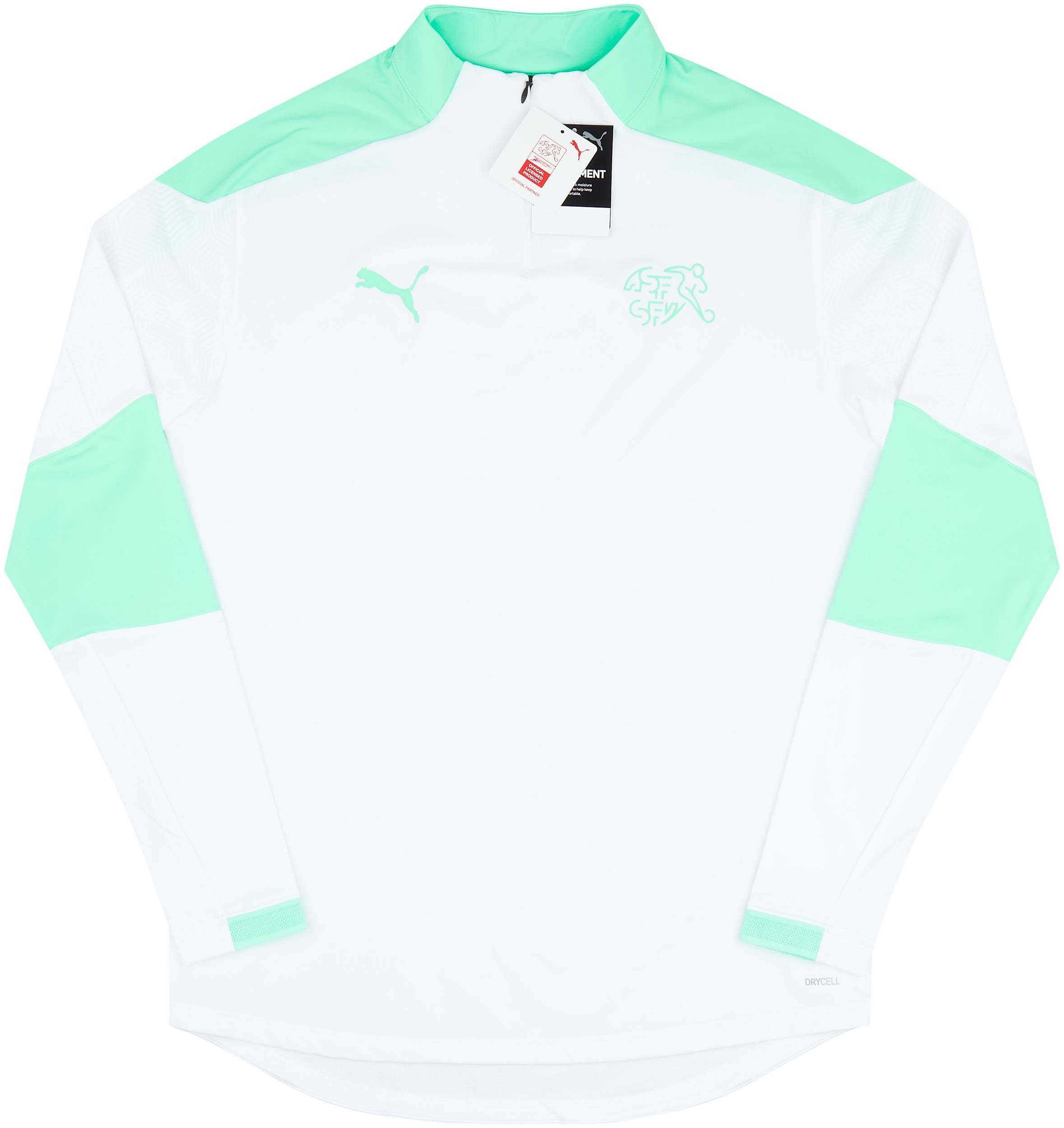 2020-21 Switzerland Puma 1/4 Zip Training Top