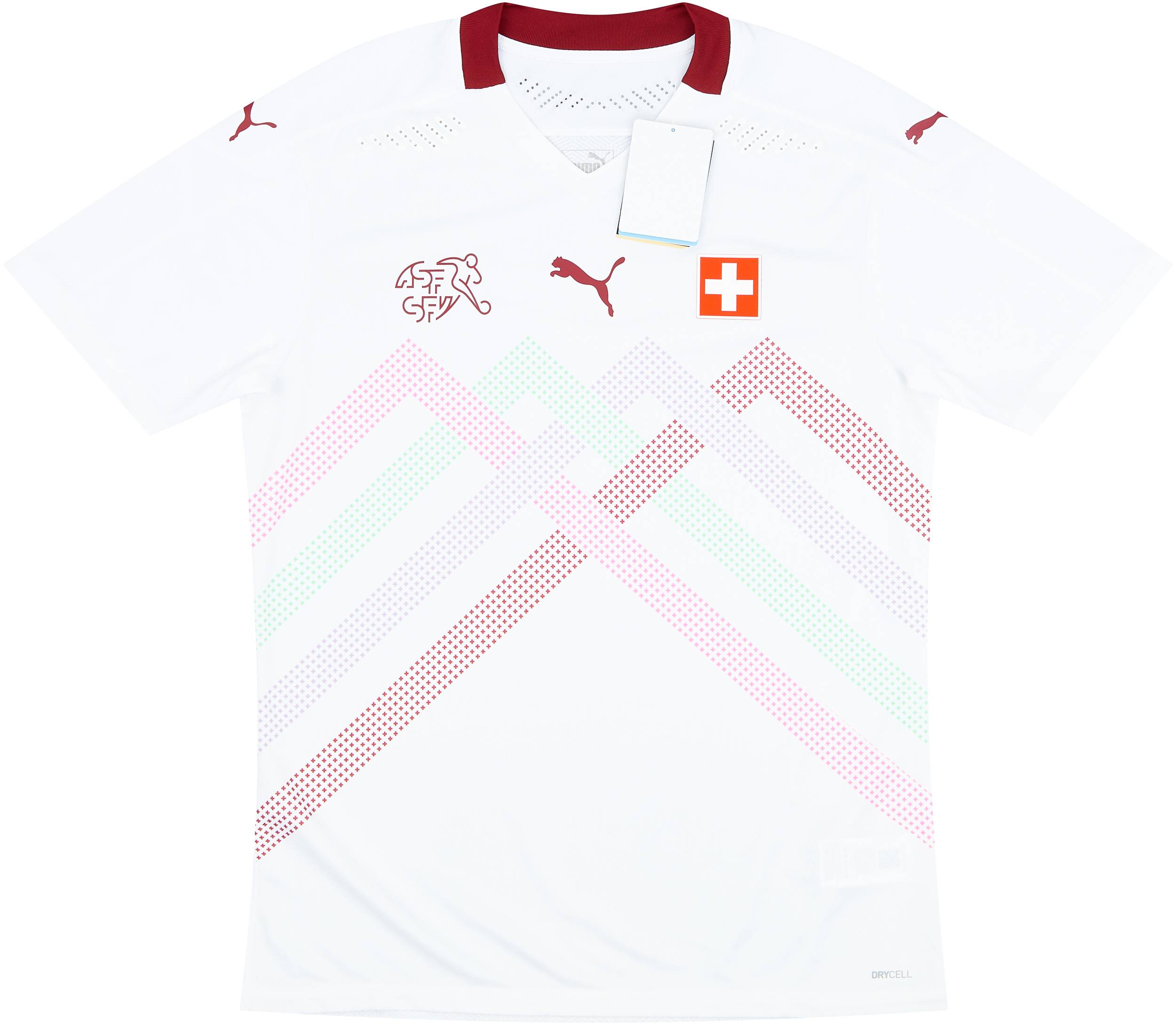 2020-21 Switzerland Authentic Away Shirt