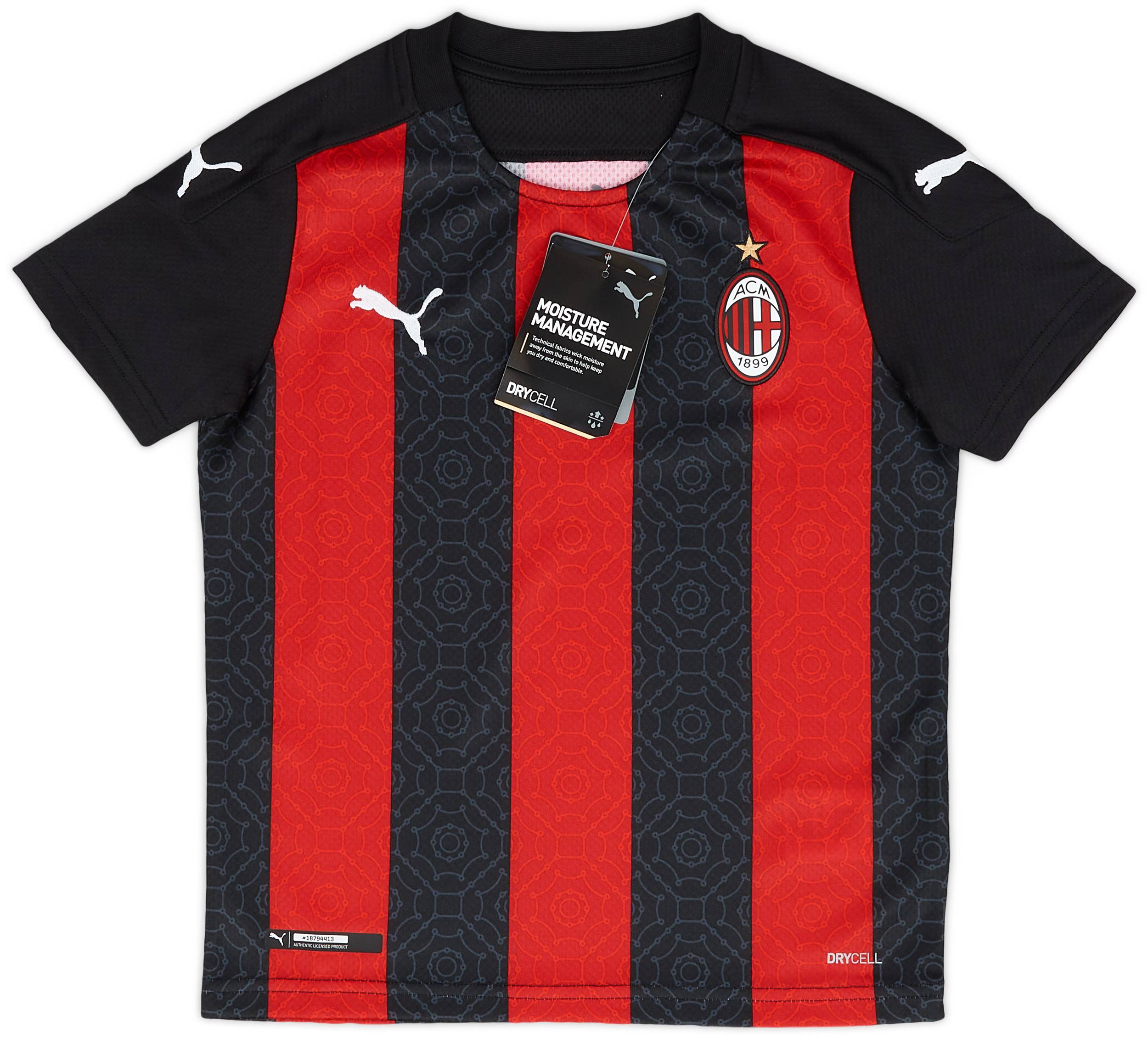 2020-21 AC Milan Home Shirt KIDS