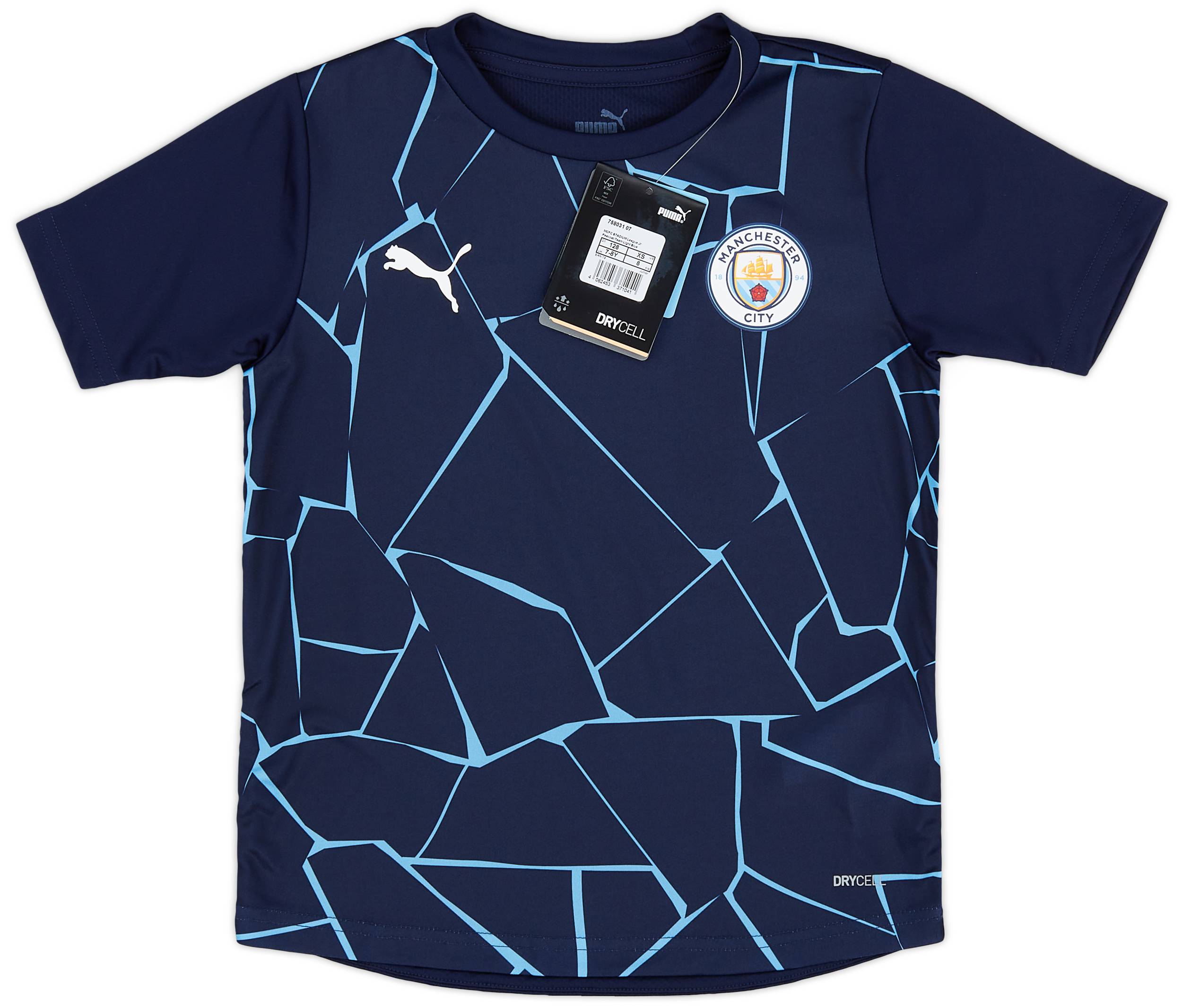2020-21 Manchester City Puma Pre-Match Training Shirt - (S.Kids)
