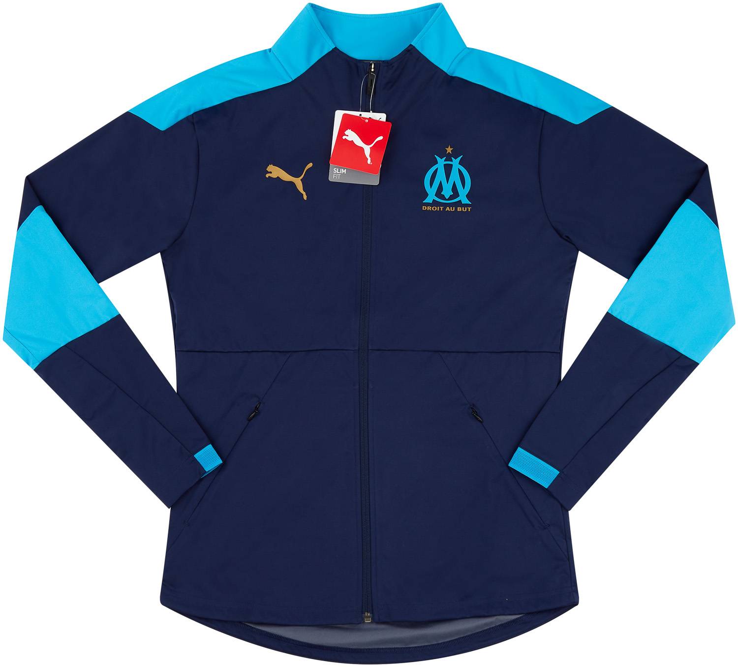 2020-21 Olympique Marseille Puma Sideline Jacket (S)