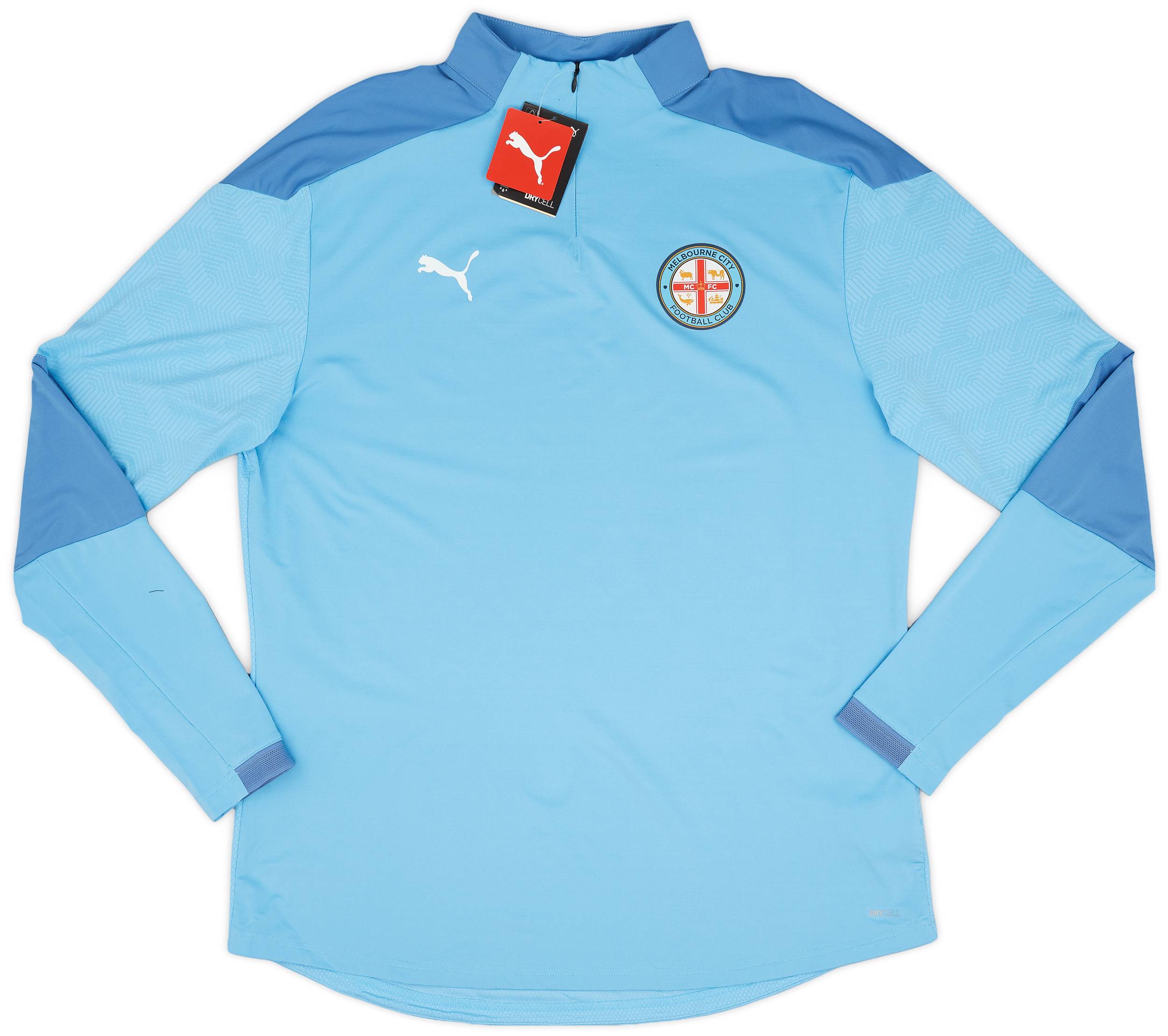 2021-22 Melbourne City Puma 1/4 Zip Training Top