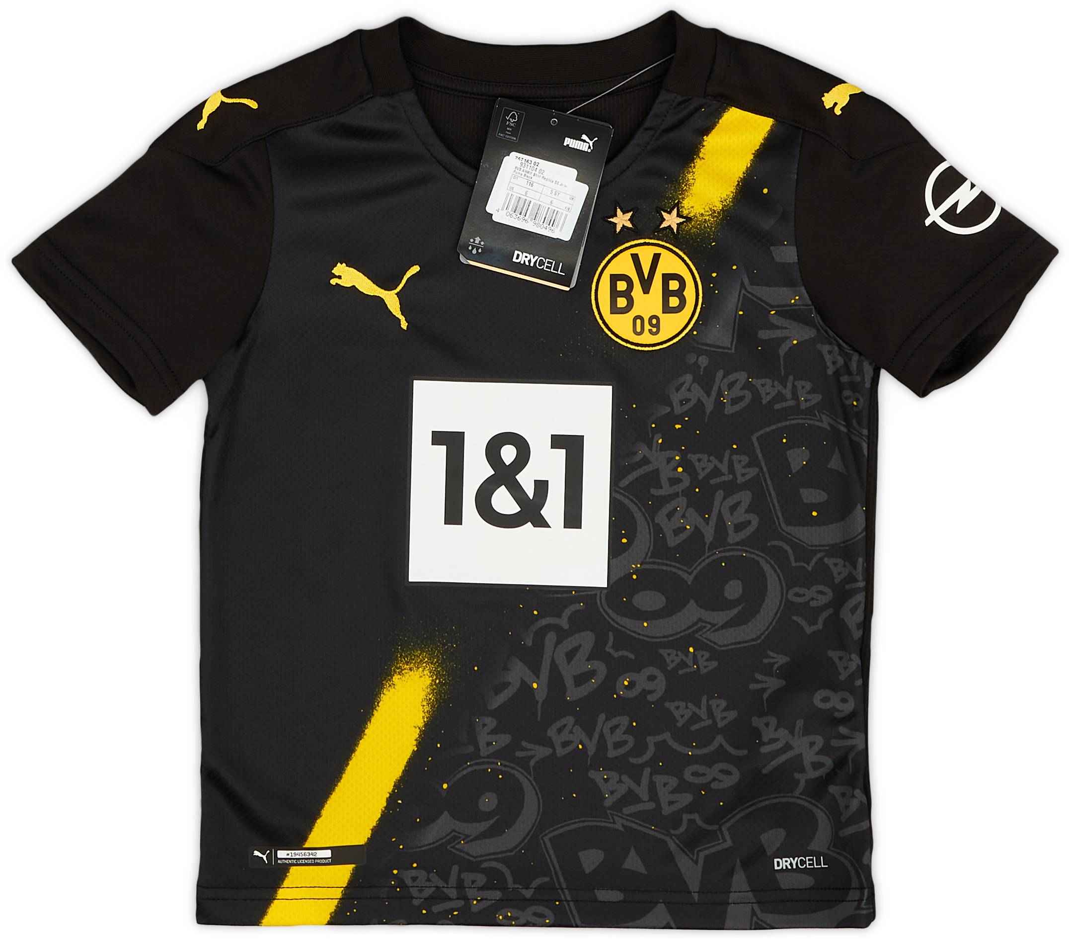 2020-21 Borussia Dortmund Away Shirt (XXS.Kids)