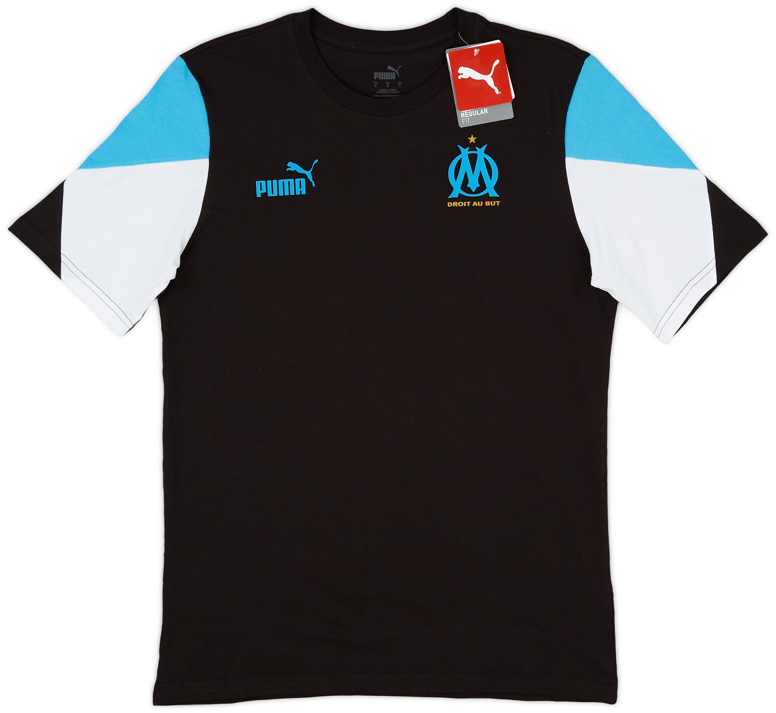 2021-22 Olympique Marseille Puma FtblCulture Tee - (S)