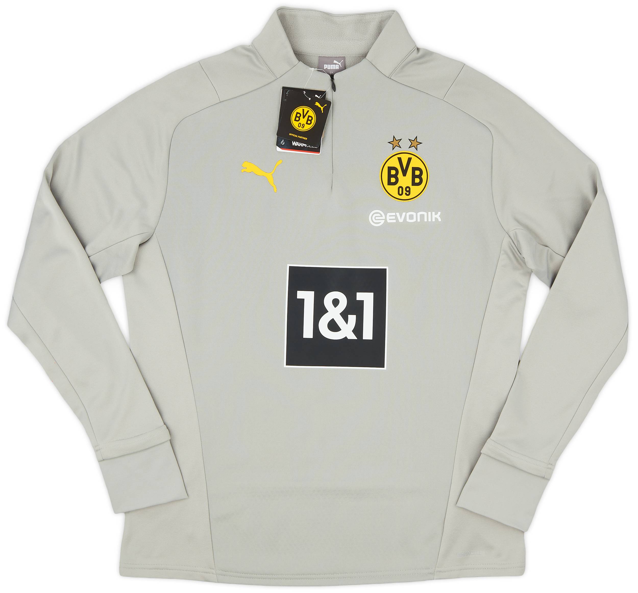 2021-22 Borussia Dortmund Puma 1/4 Zip Training Fleece Top
