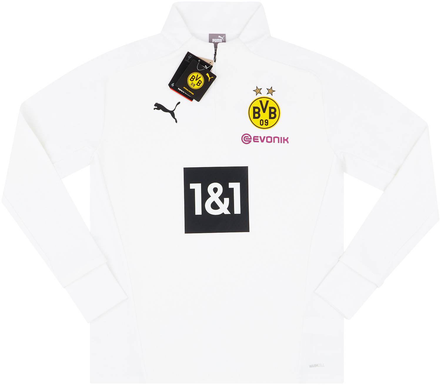 2021-22 Borussia Dortmund Puma 1/4 Zip Training Fleece Top