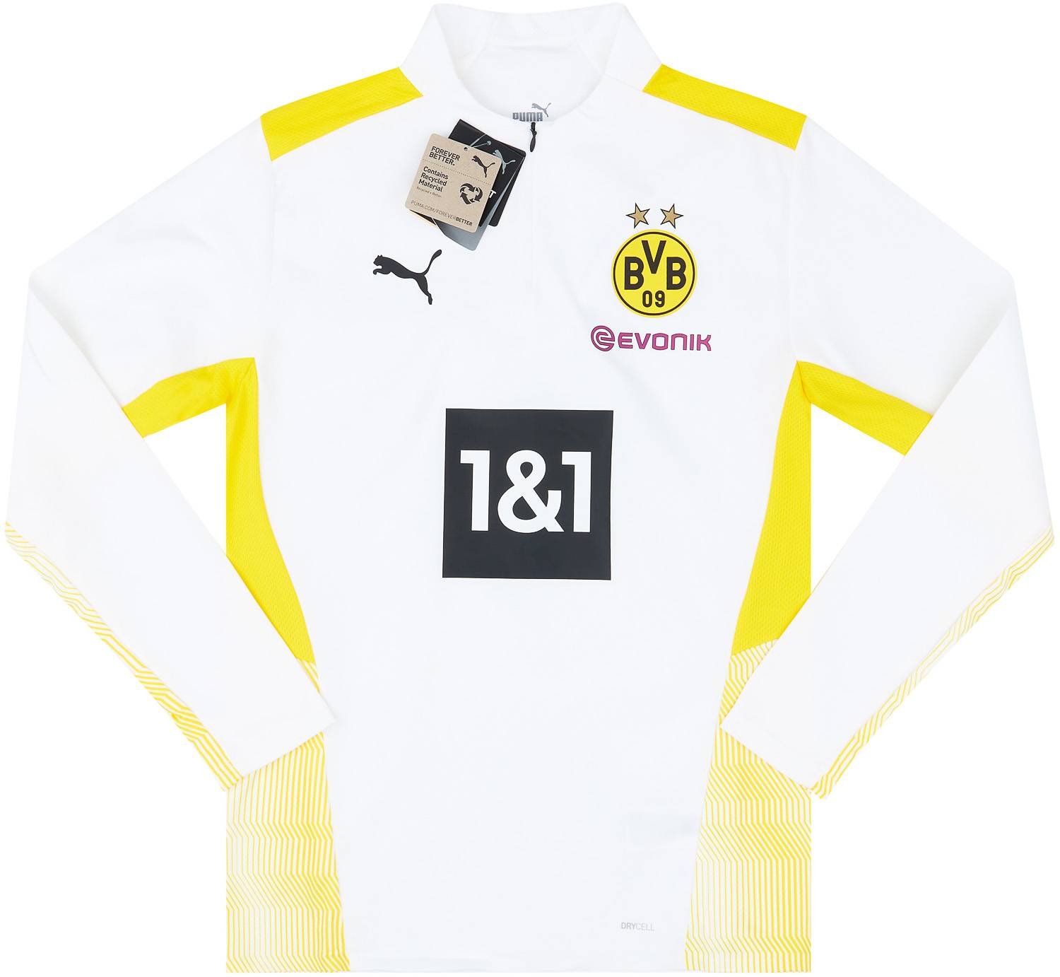 2021-22 Borussia Dortmund Puma 1/4 Zip Pro Training Top