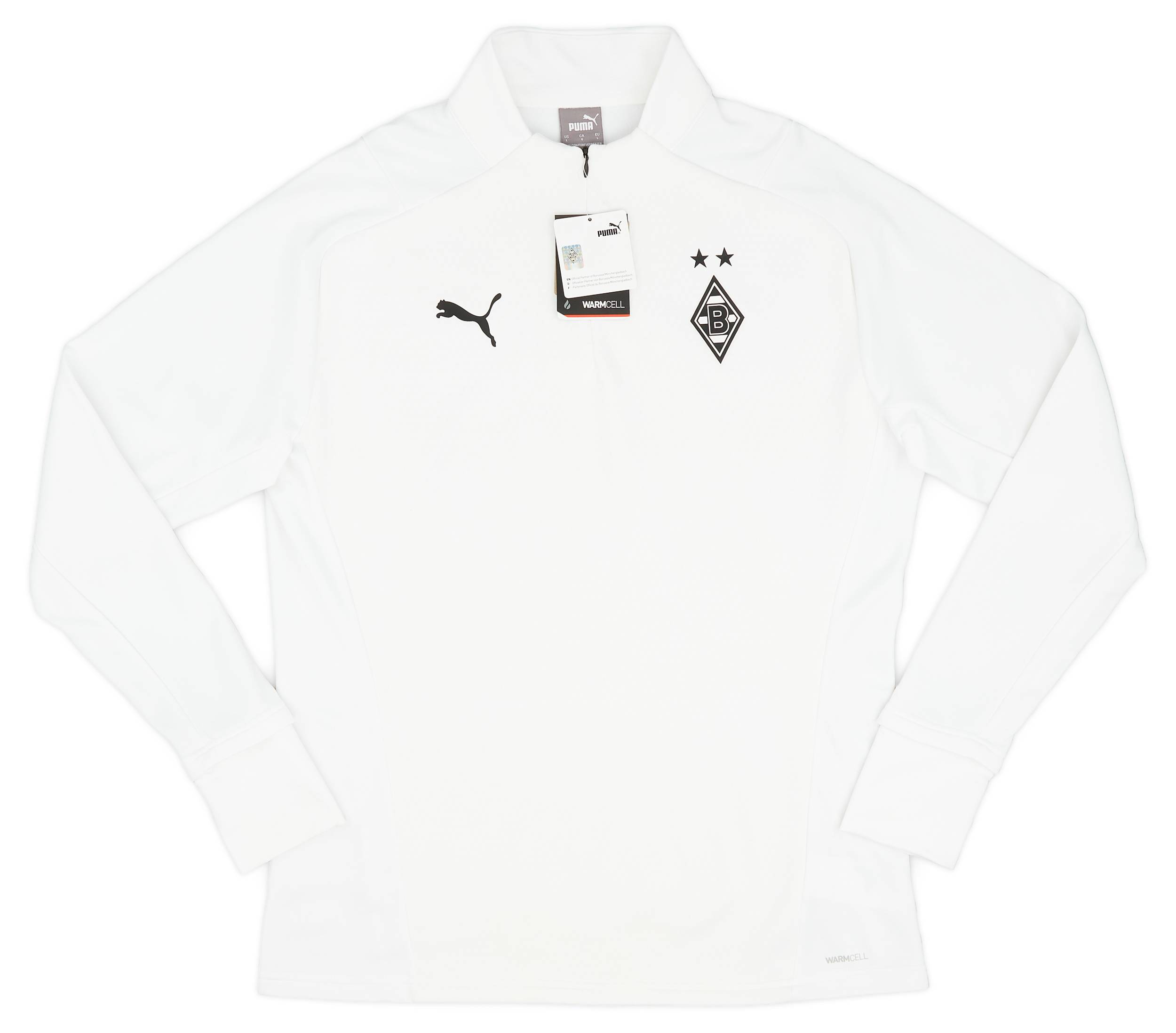 2021-22 Borussia Monchengladbach Puma 1/4 Zip Training Fleece Top