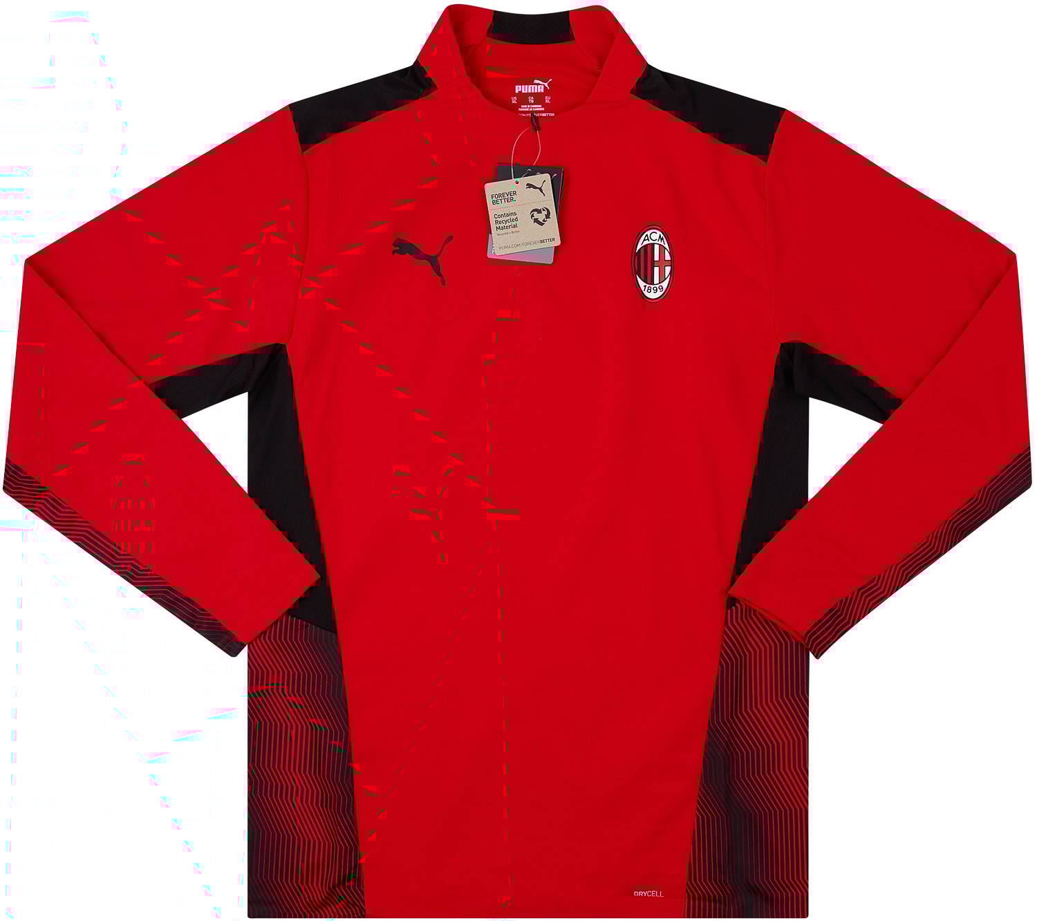 2021-22 AC Milan Puma 1/4 Zip Pro Training Top