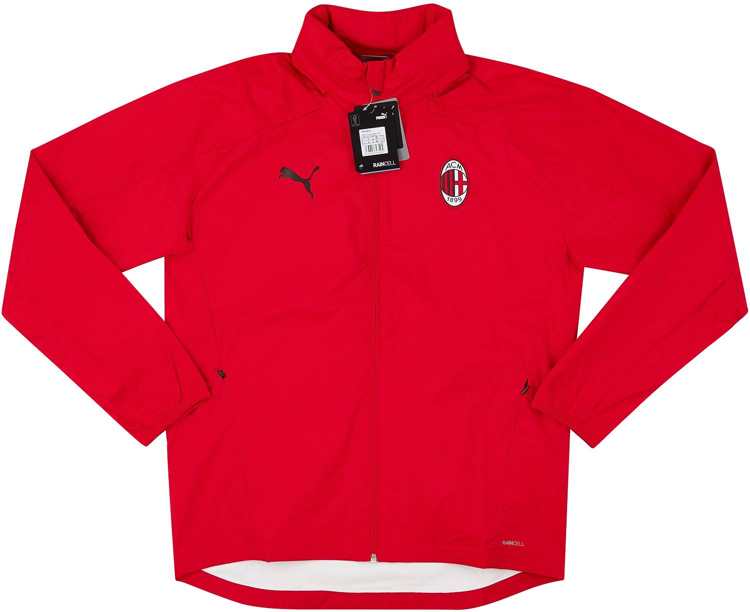 2020-21 AC Milan Player Issue Hooded Rain Jacket