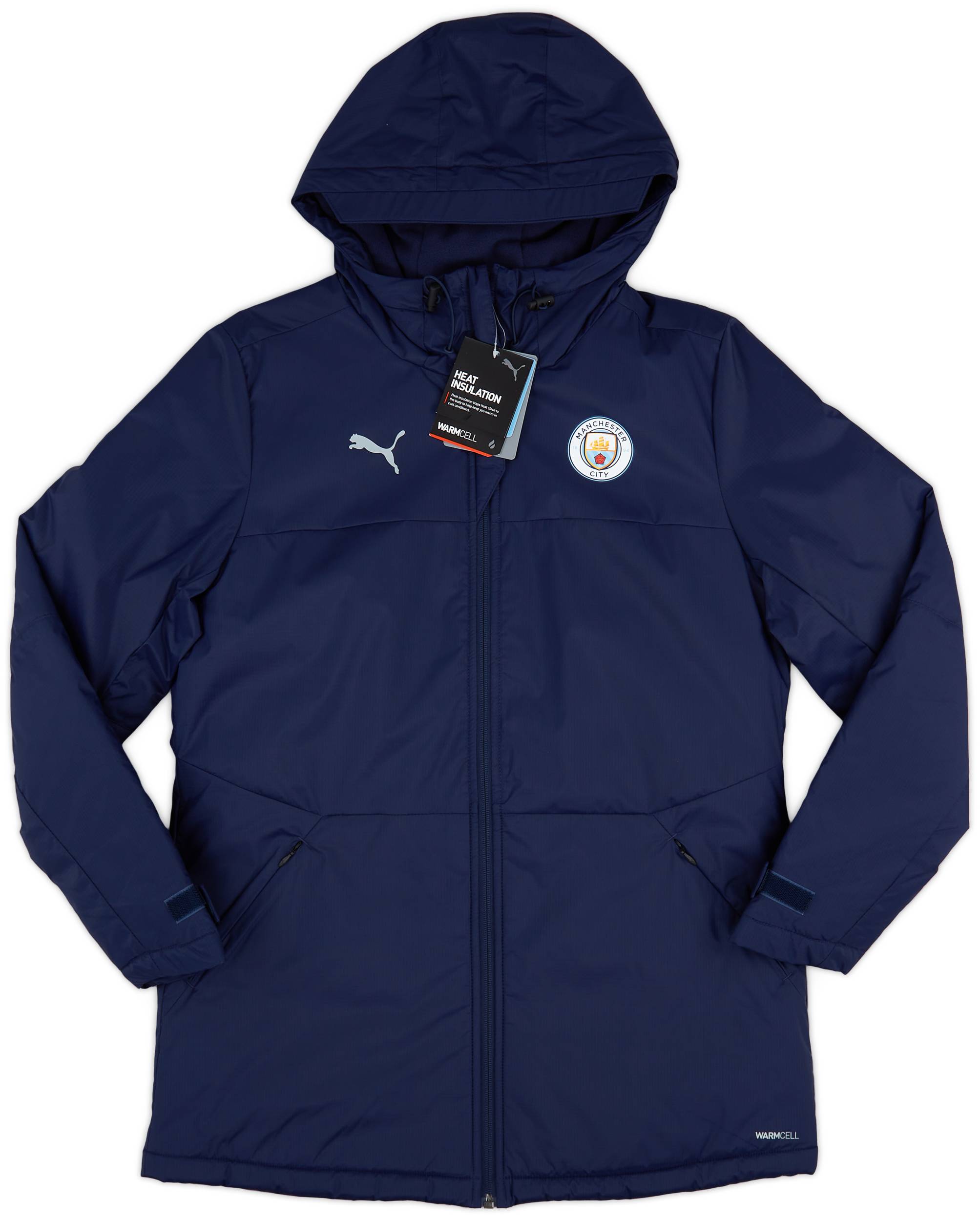 2021-22 Manchester City Puma Hooded Padded Jacket (Women's S)