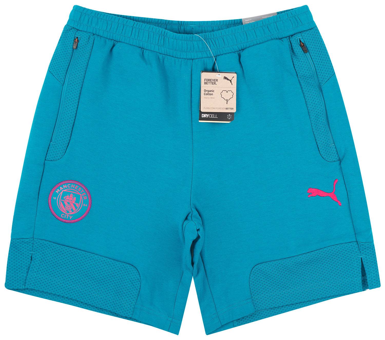 2021-22 Manchester City Puma Casuals Sweat Shorts - NEW