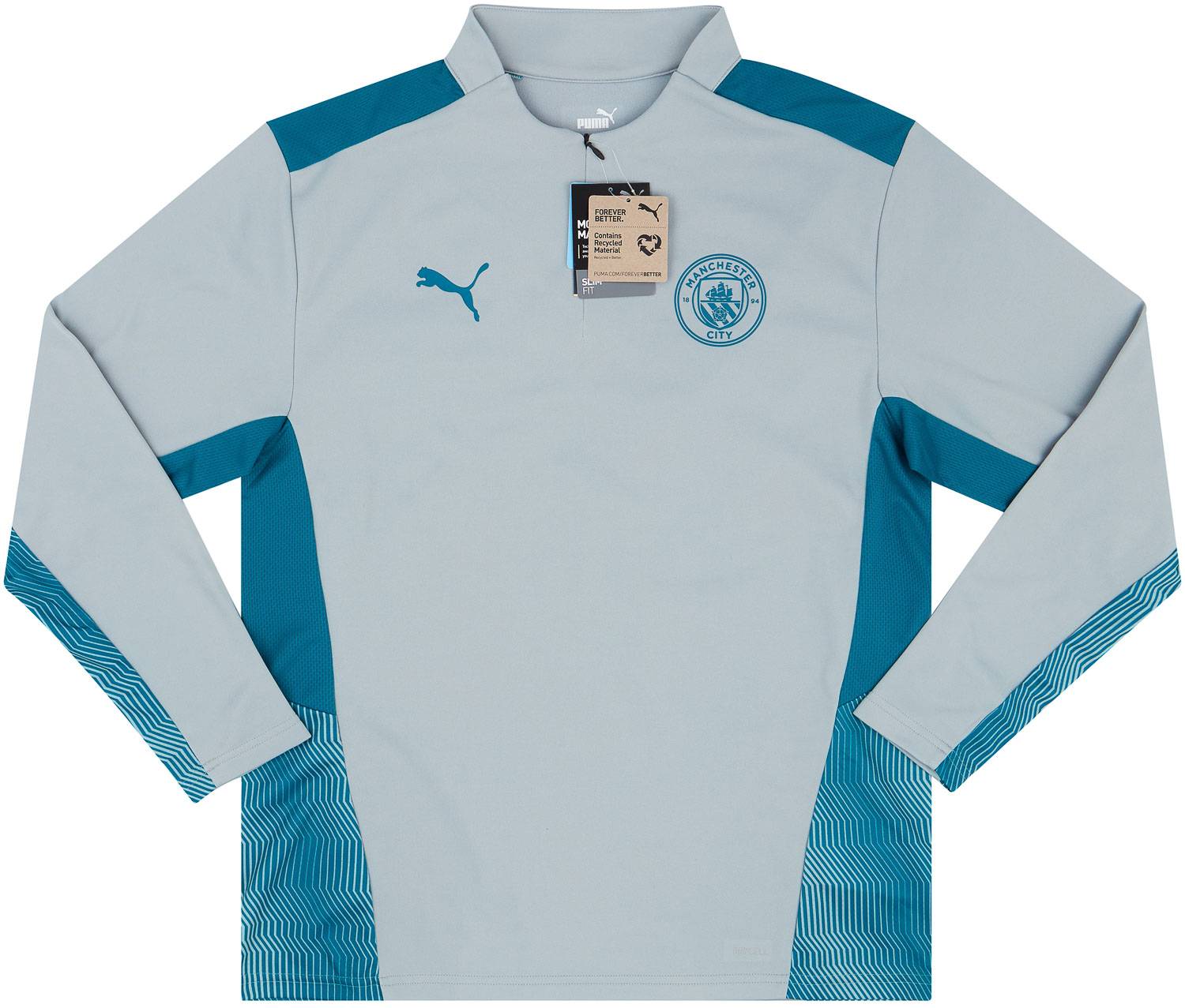 2021-22 Manchester City Puma 1/4 Zip Training Top - NEW
